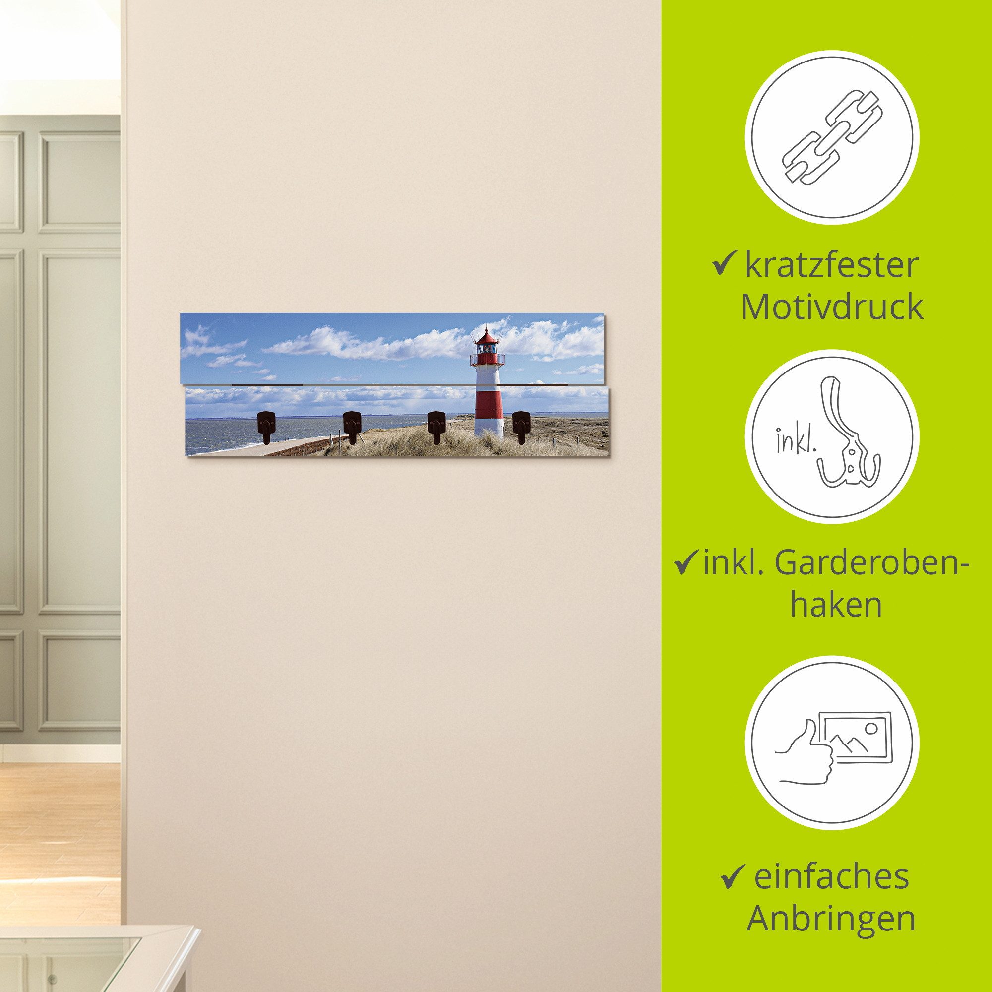 Artland Kapstok Vuurtoren Sylt gedeeltelijk gemonteerd
