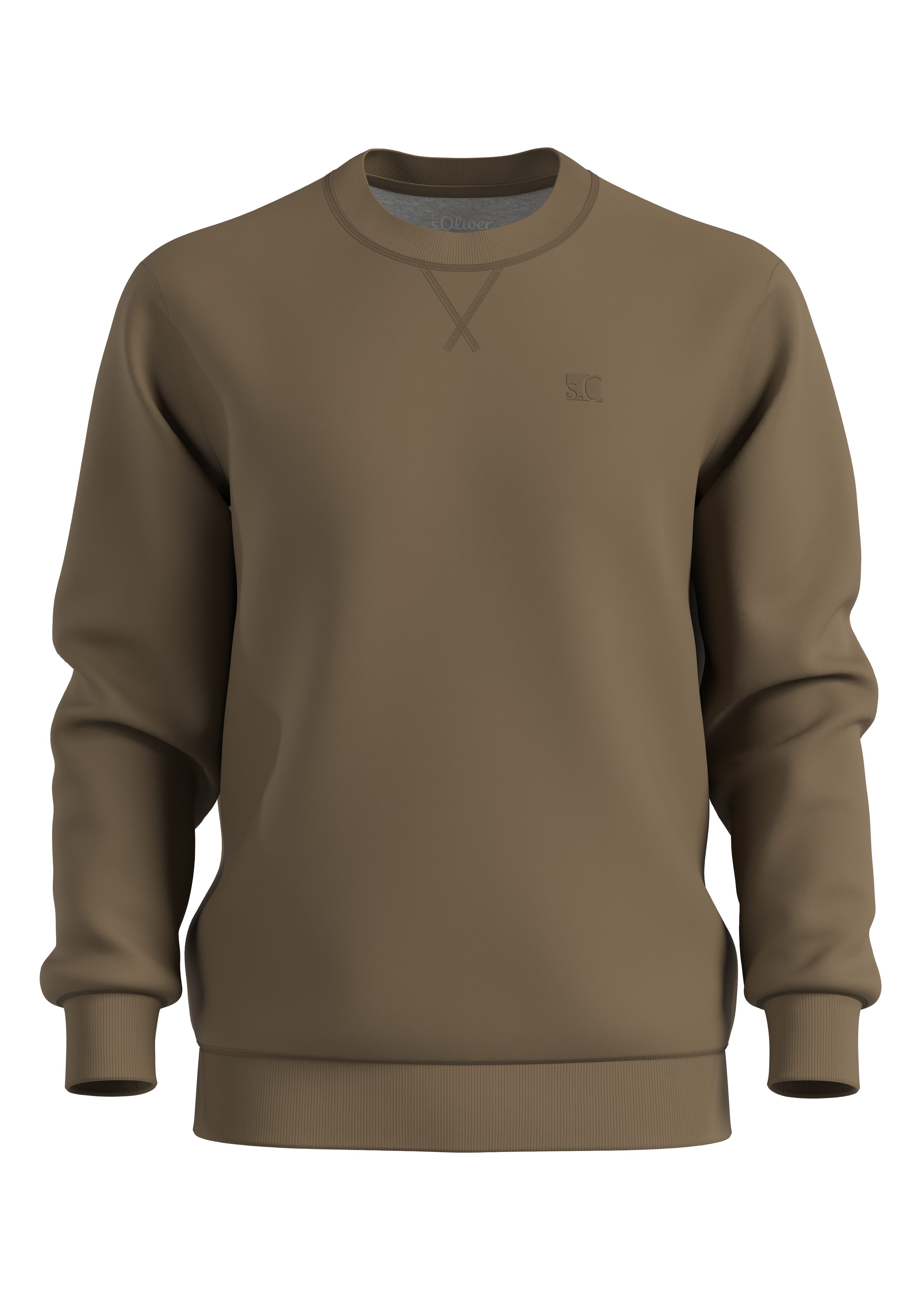 s.Oliver Sweatshirt met geborduurd logo
