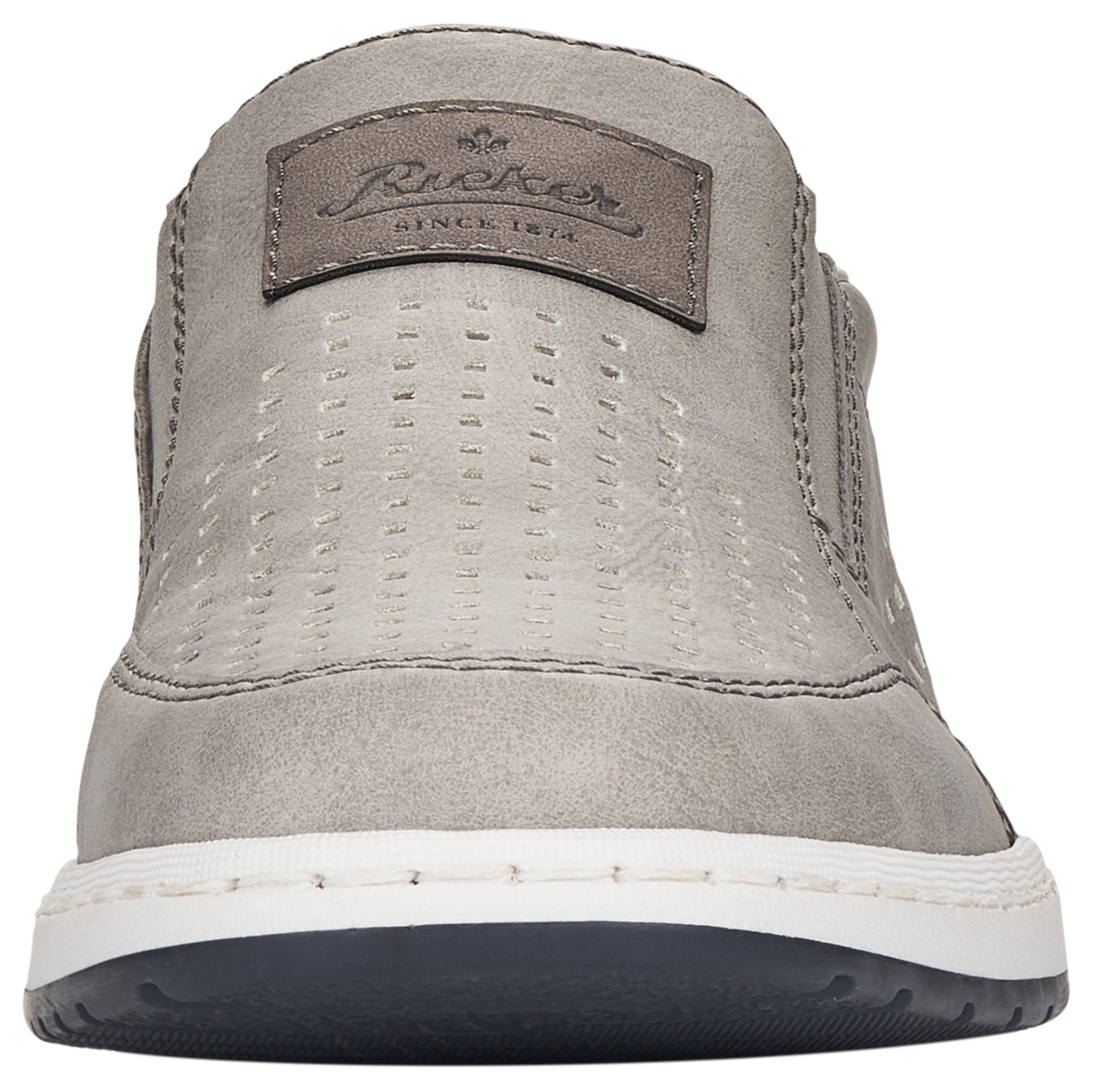 Rieker Instappers , slip-on sneaker, loafer, comfort schoen met elastiek voor goede pasvorm