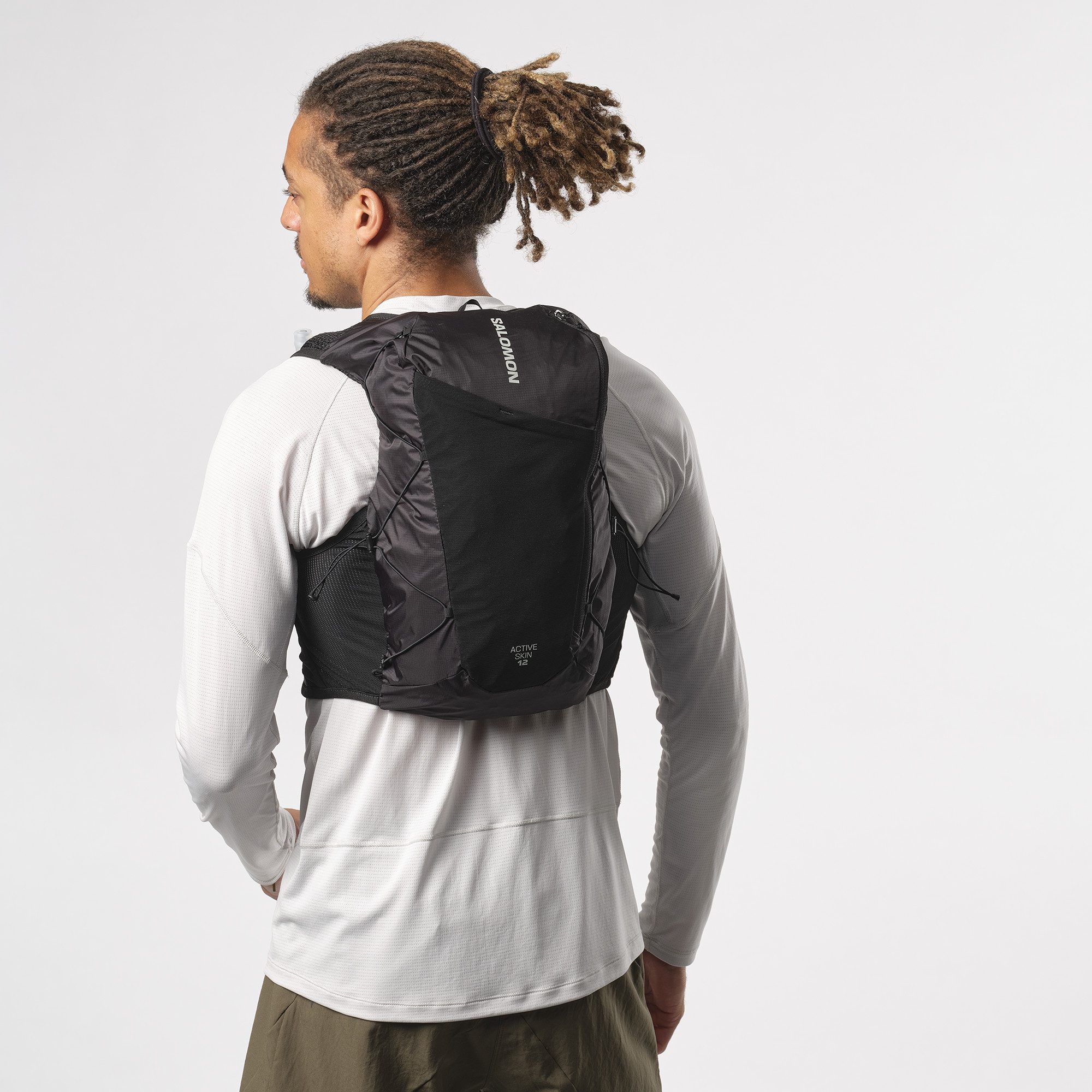 Salomon Drinkrugzak ACTIVE SKIN 12 Rugzak / running-bodywarmer met flasks uniseks