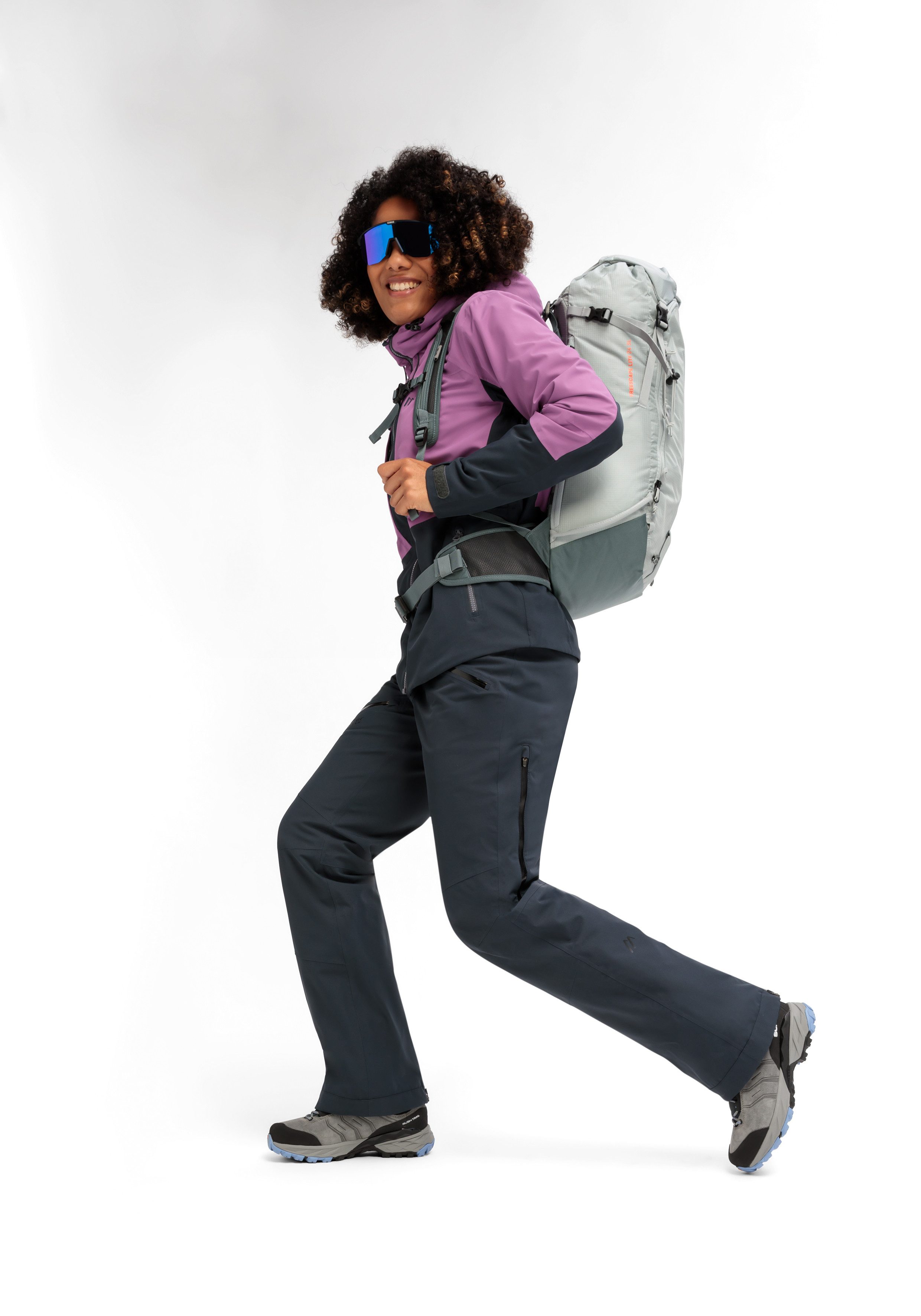 Maier Sports Functioneel jack Lindon W Dames outdoorjas, waterdicht, ritszakken, capuchon