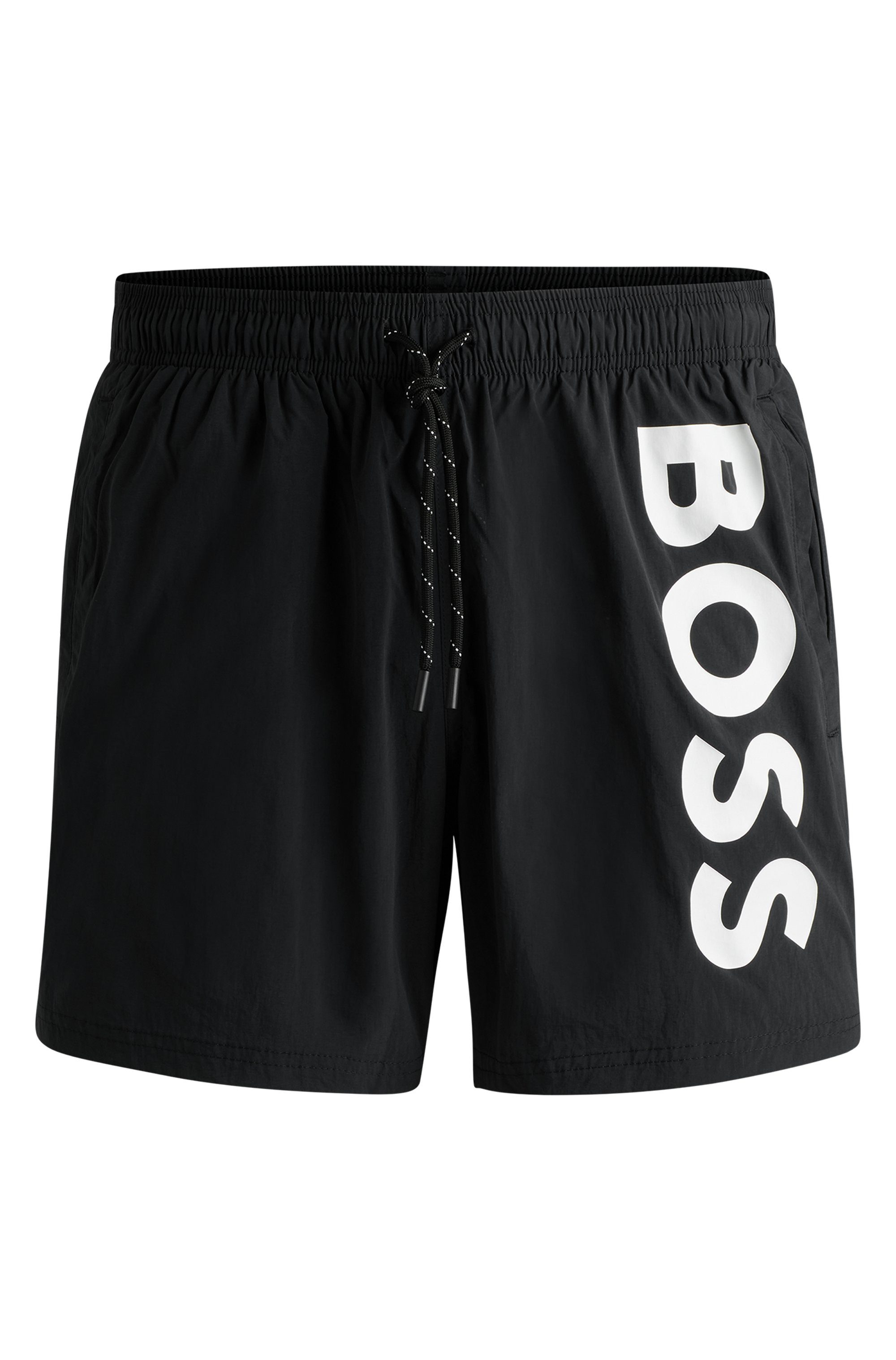 BOSS Zwemshort Octopus Met BOSS logotekst, elastische tailleband met koord