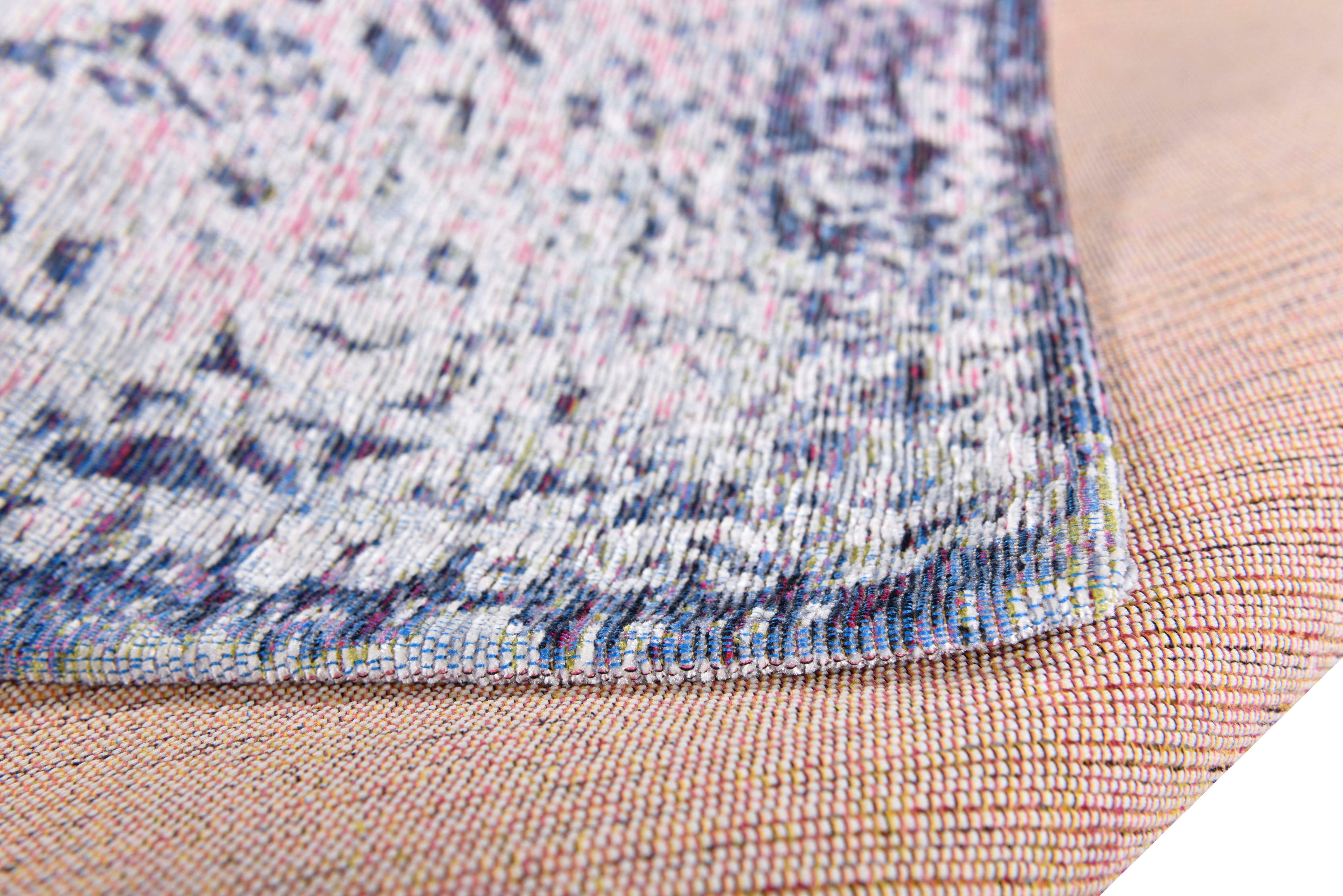 Gino Falcone Vloerkleed Cosima-119 geweven jacquard vloerkleed, met chenillegaren, moderne oriënt-look