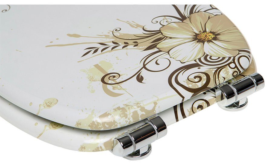 Sanilo Toiletzitting Flower met soft-closemechanisme