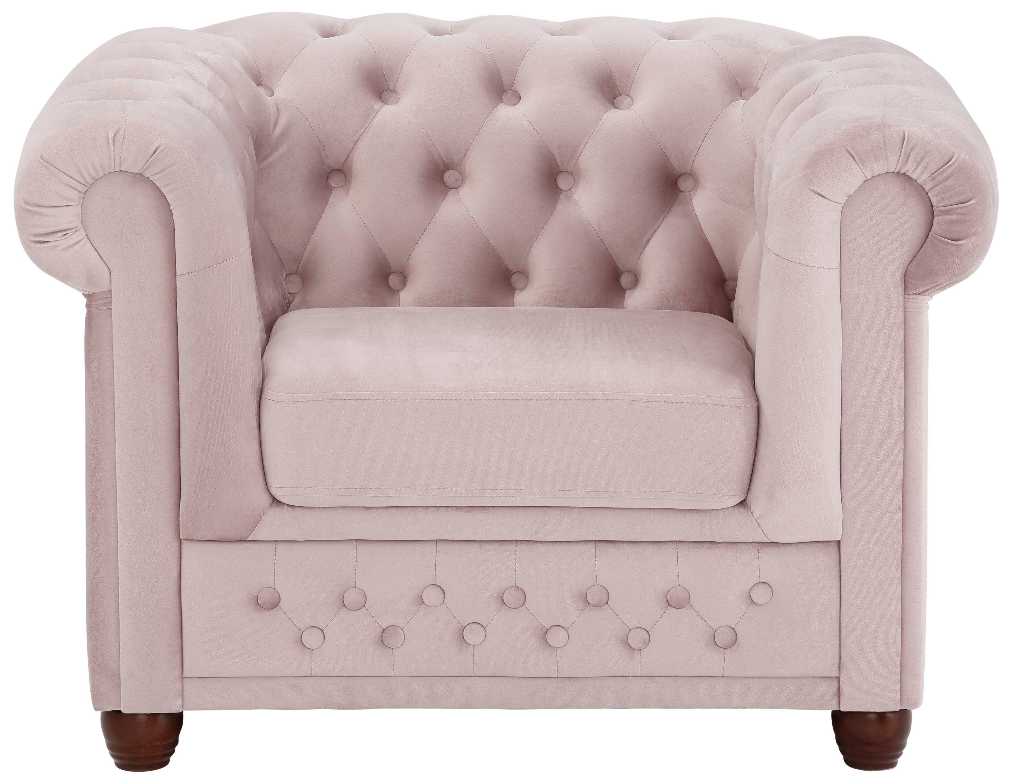 Home affaire Chesterfield-fauteuil New Castle fauteuil hoogwaardige capitonnage, bxdxh: 104x86x72 cm