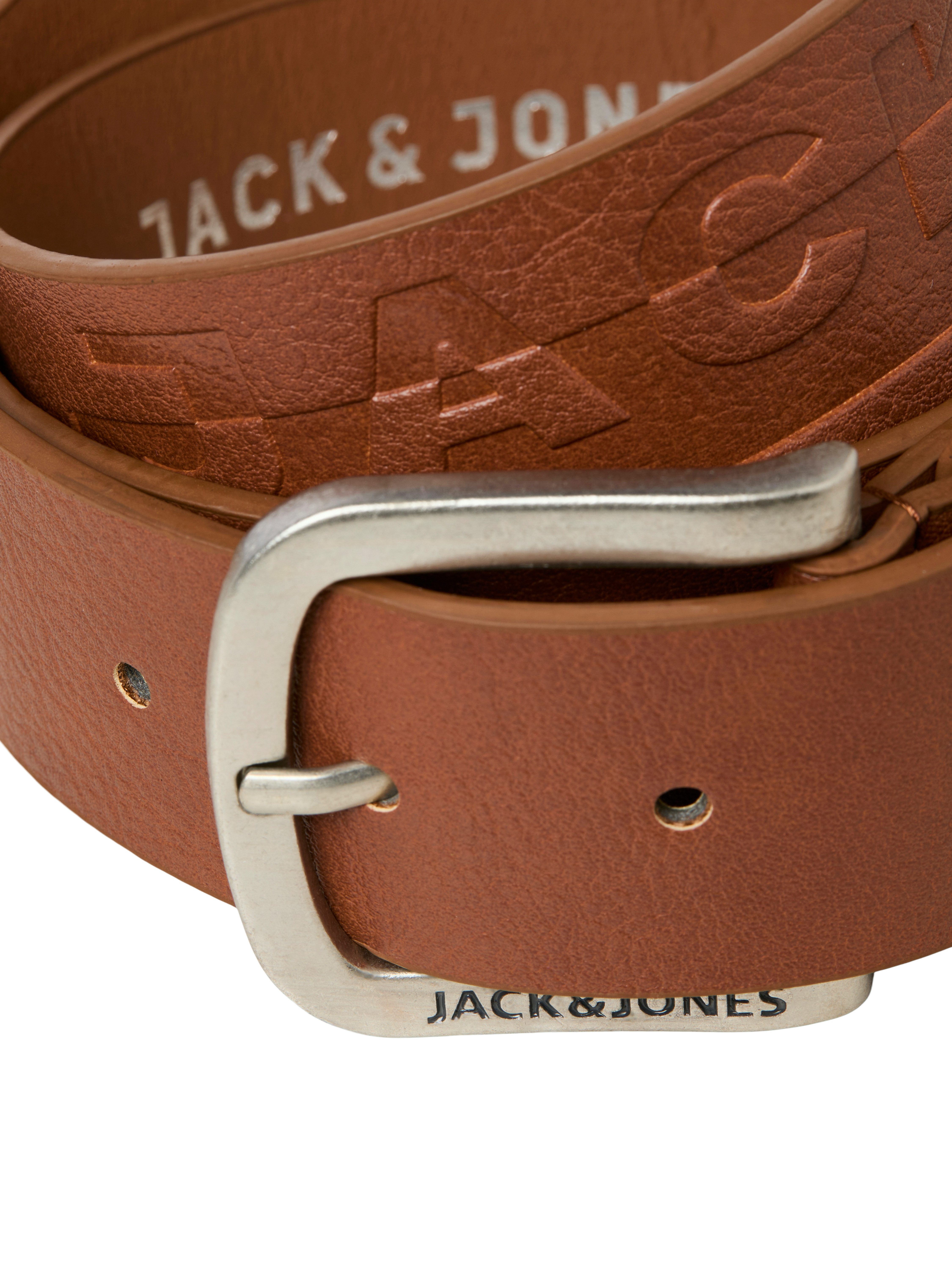 Jack & Jones Leren riem JACHARRY BELT NOOS