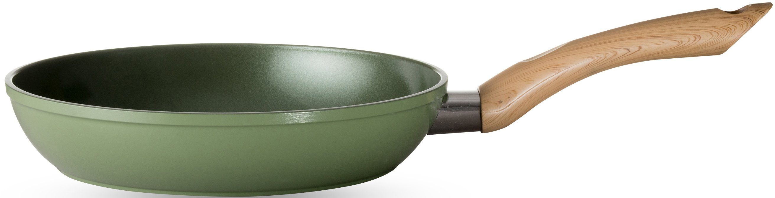 JUST VEGAN Koekenpan CeraVegan plantaardige keramische coating, inductie (1-delig)