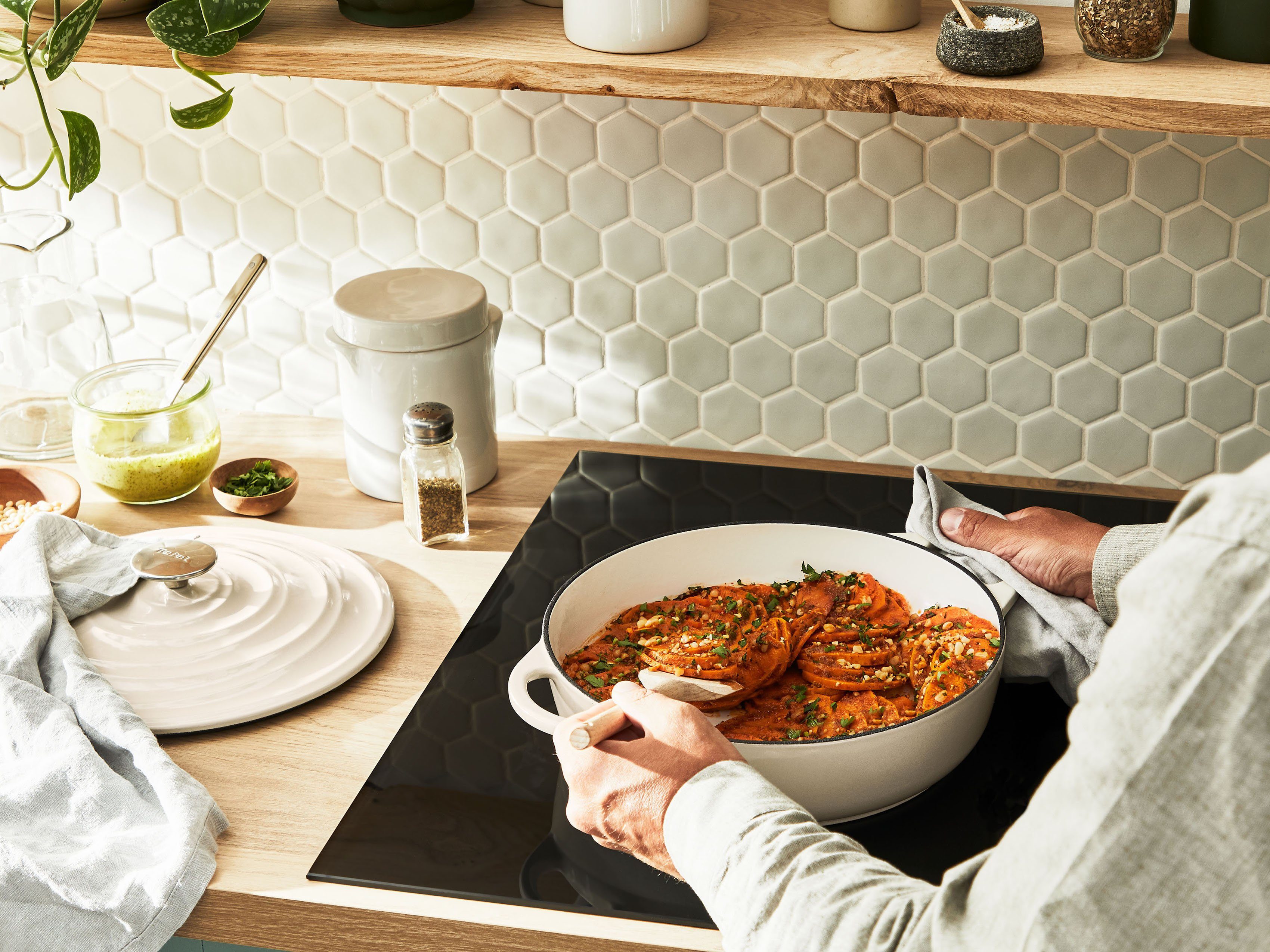 Tefal Serveerpan LOV milieuvriendelijk, incl. e-boek, ø 28 cm, inductie (1-delig)