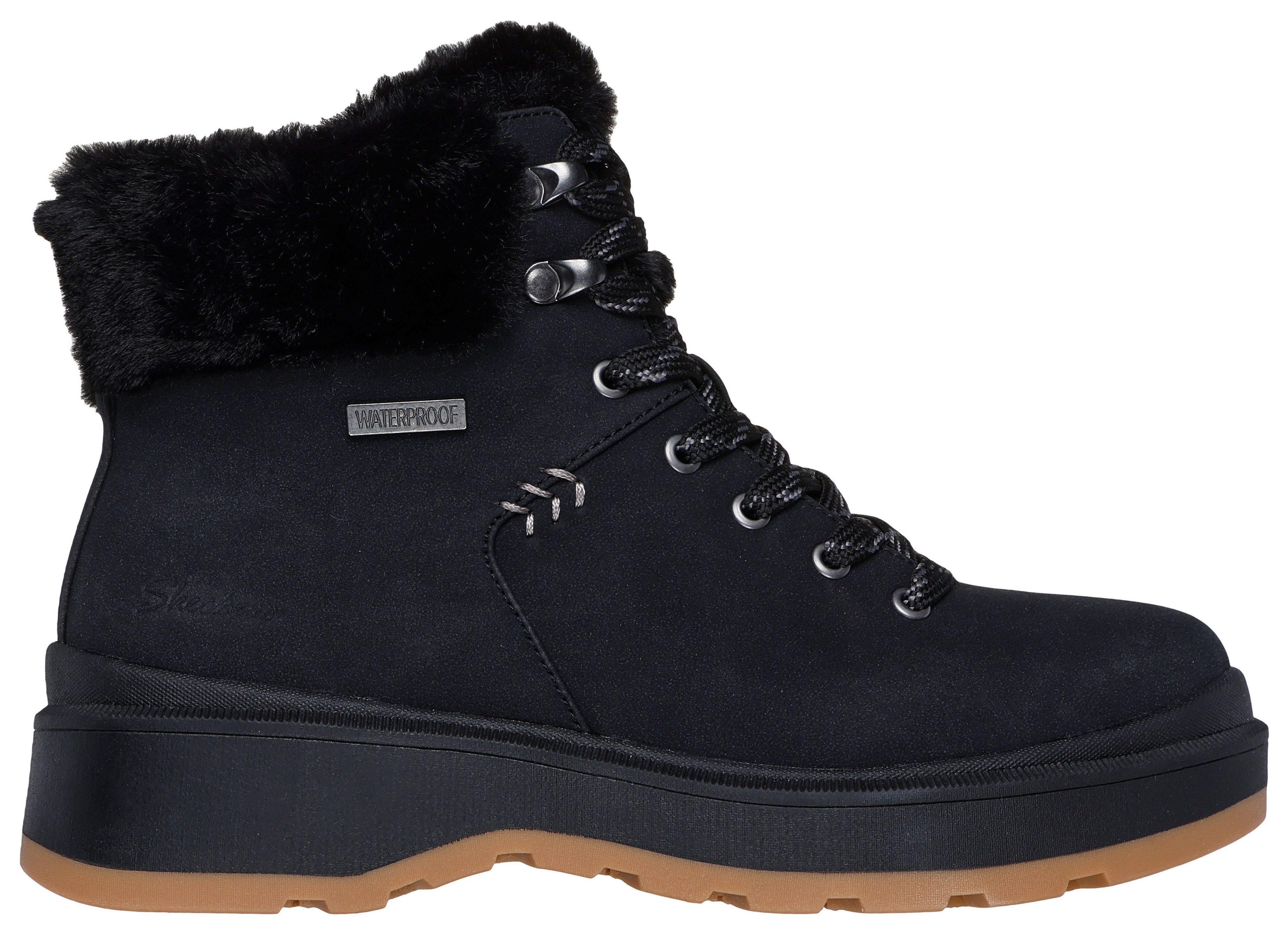 Skechers Winterlaarzen PARK CITY Snowboots, veterlaarzen met slipvaste loopzool