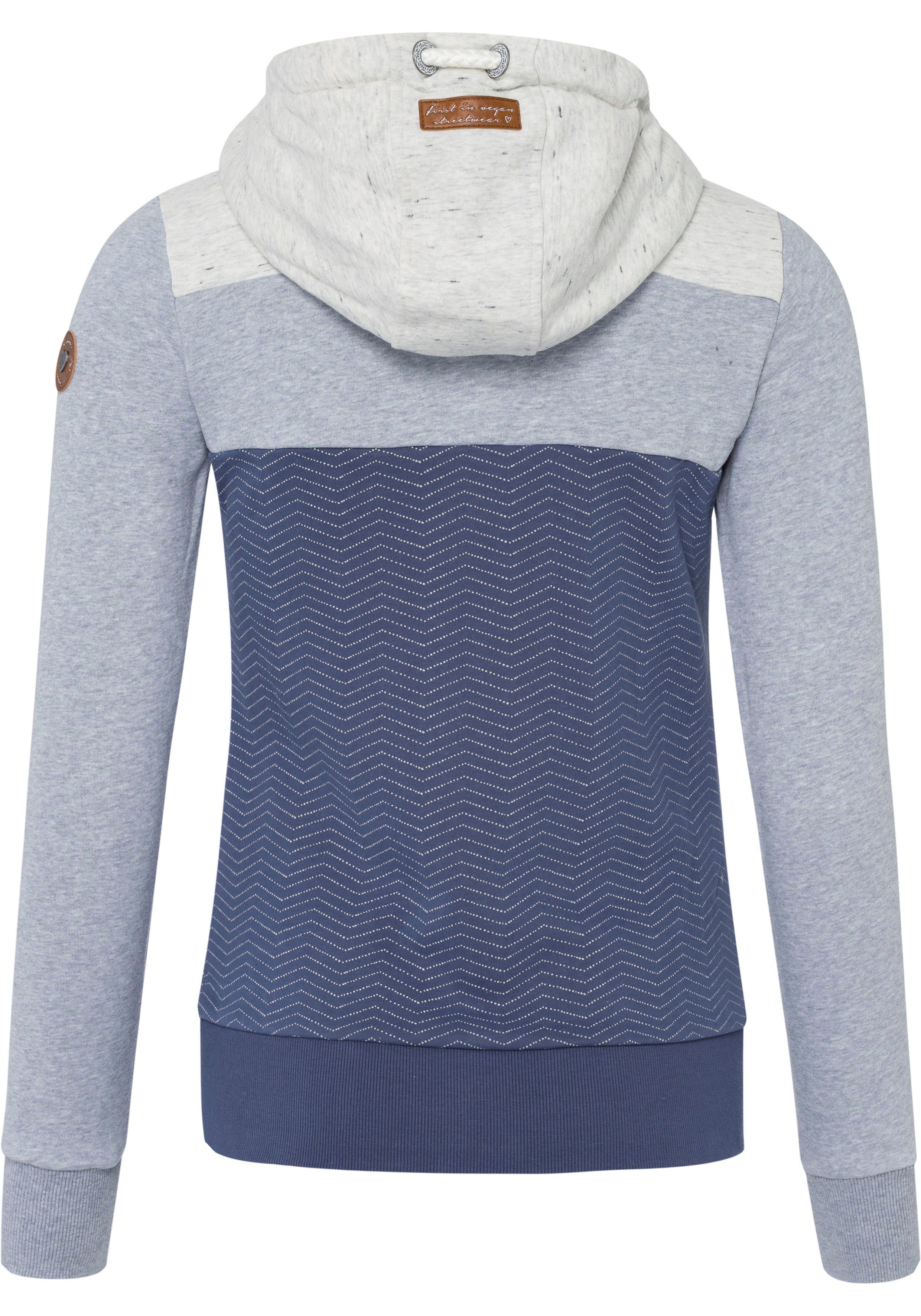 Ragwear Sweatvest TREGA ZIP O in colourblocking-design