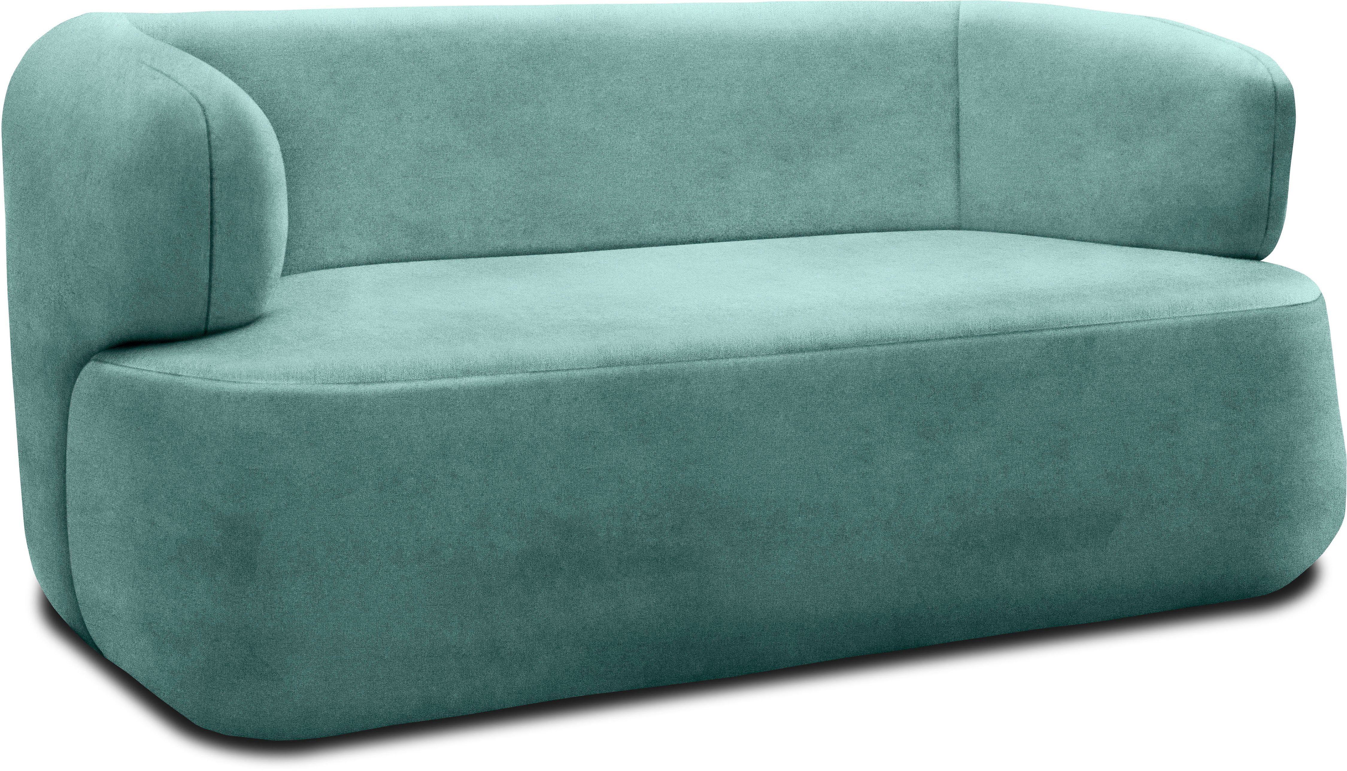 DOMO collection 2-zitsbank 800012 designbank, comfortabel en elegant, organische vormtaal