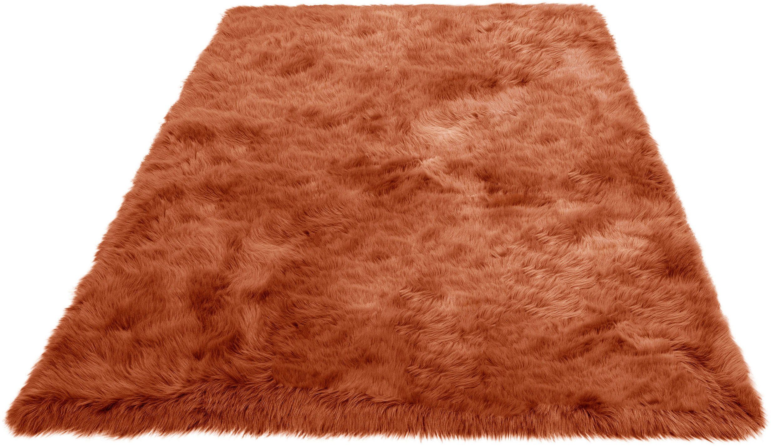 Guido Maria Kretschmer Home&Living Vachtvloerkleed Triana Imitatiebont, unikleur, vloerkleden voor woonkamer, slaapkamer, eetkamer