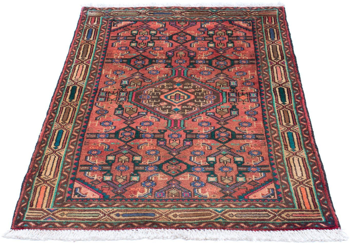 morgenland Wollen kleed Hamadan medaillon 125 x 80 cm Handgeknoopt