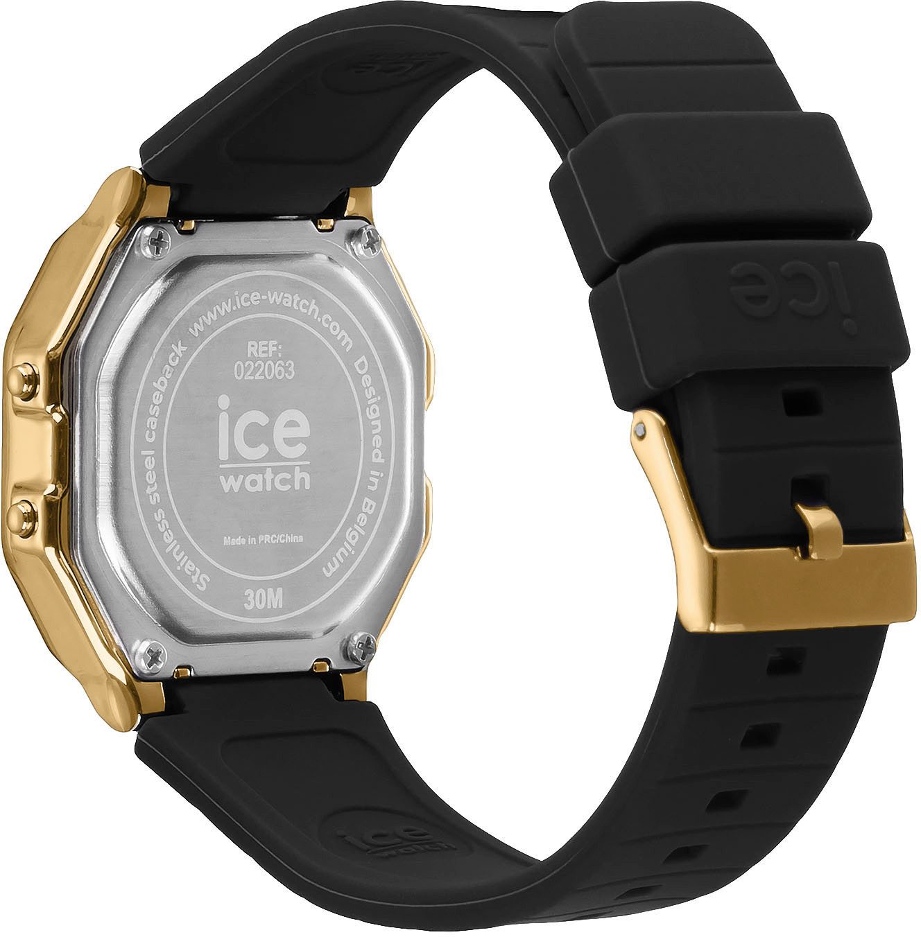 ice-watch Chronograaf ICE digit retro - Small Armbandhorloge, quartz, dameshorloge, siliconen armband, datum