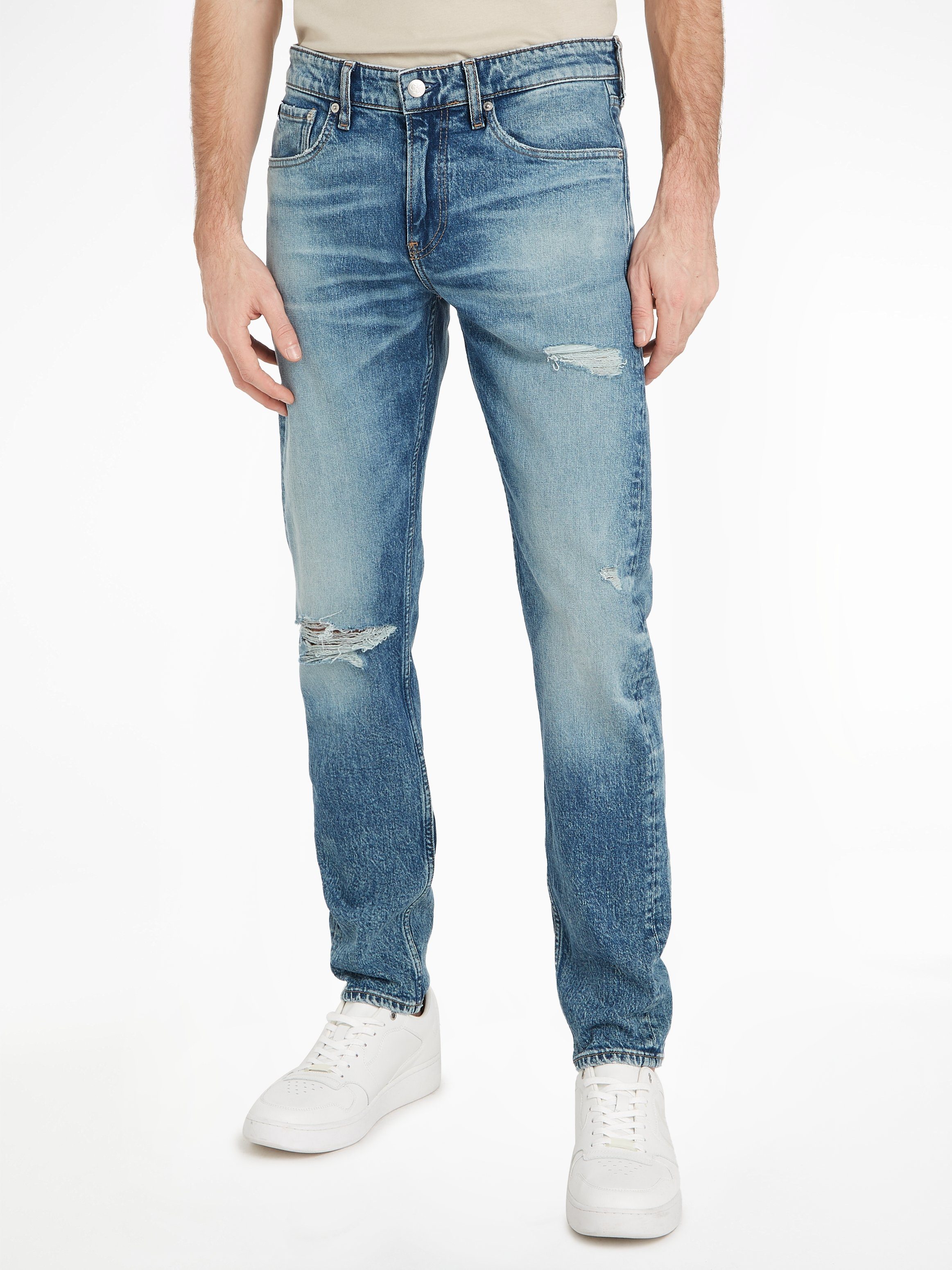 Calvin Klein Jeans Tapered Jeans voor Heren Blue Heren