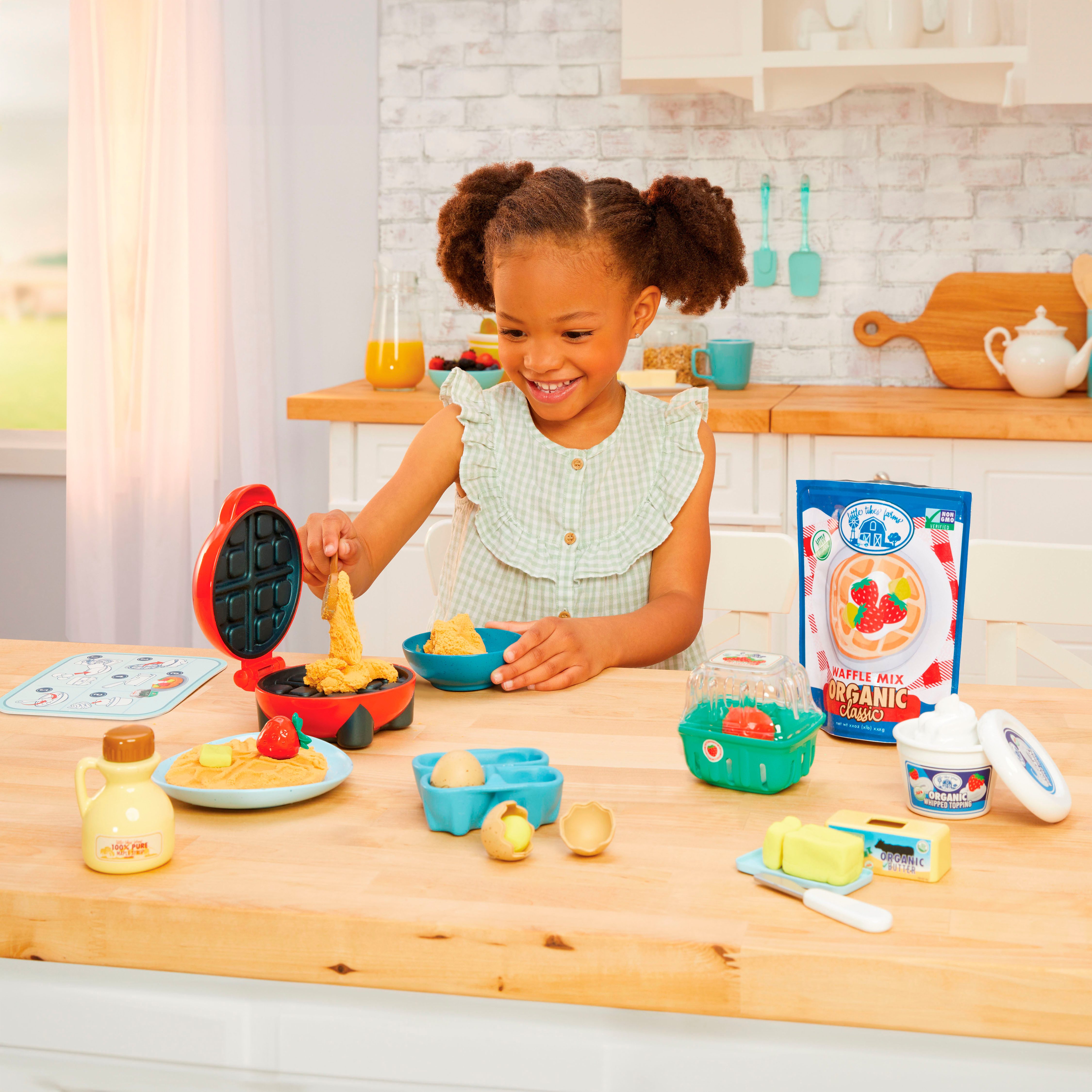 Little Tikes® Speelgoed-levensmiddelen Creative Chefs Waffles Kit (18-delig)