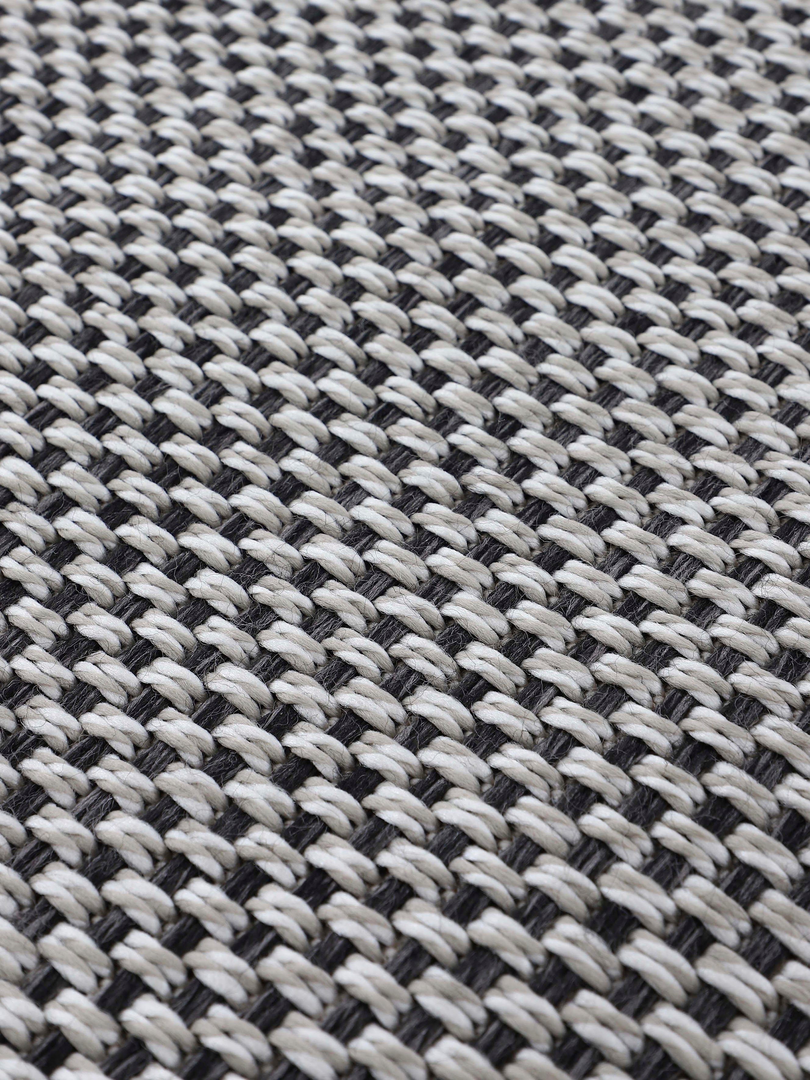 carpetfine Vloerkleed Boho 105 robust vlakweefsel, sisal look, uv-bestendig, buitenruimte