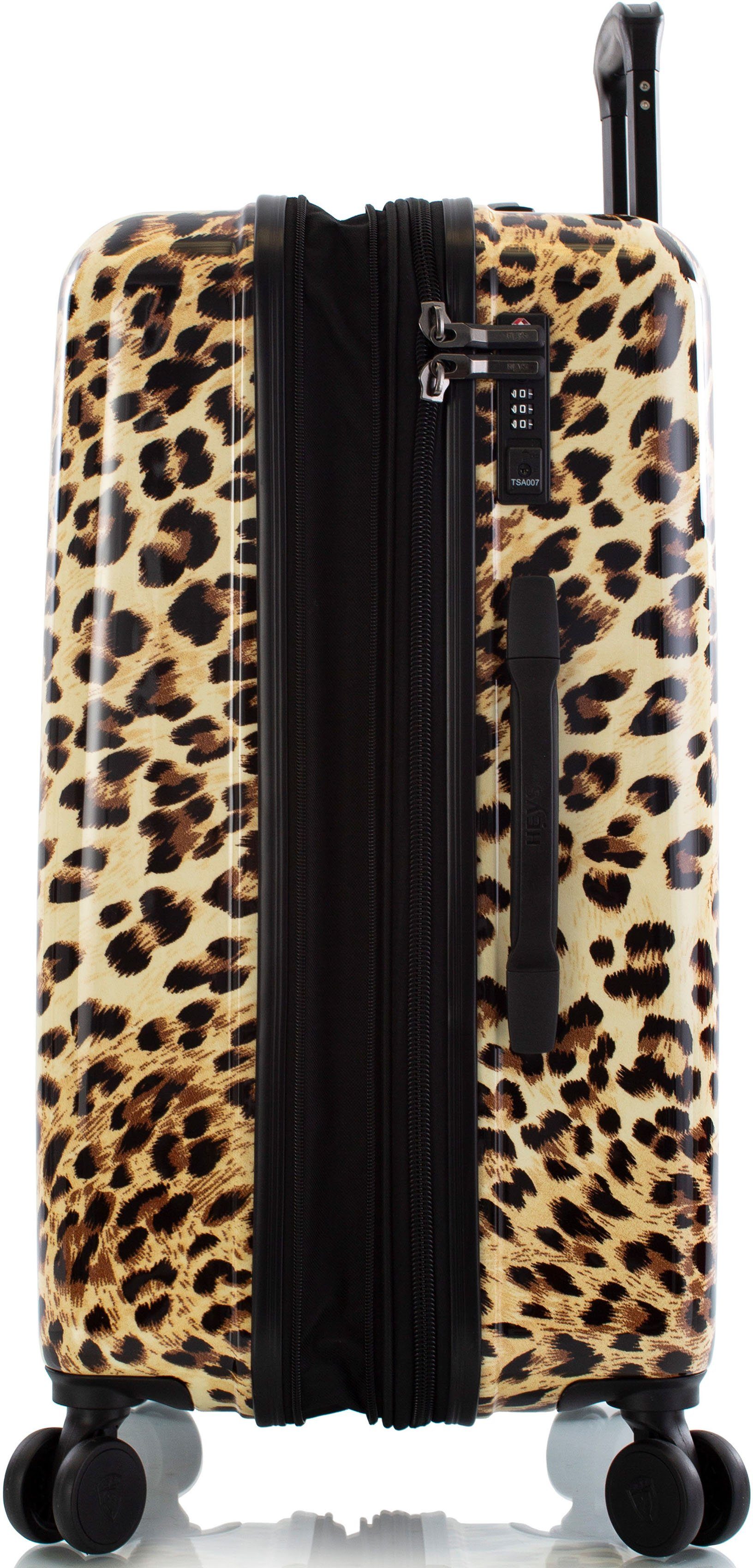 Heys Hardshell-trolley Leopard 66 cm x Joachim Llambi harde koffer volumevergroting