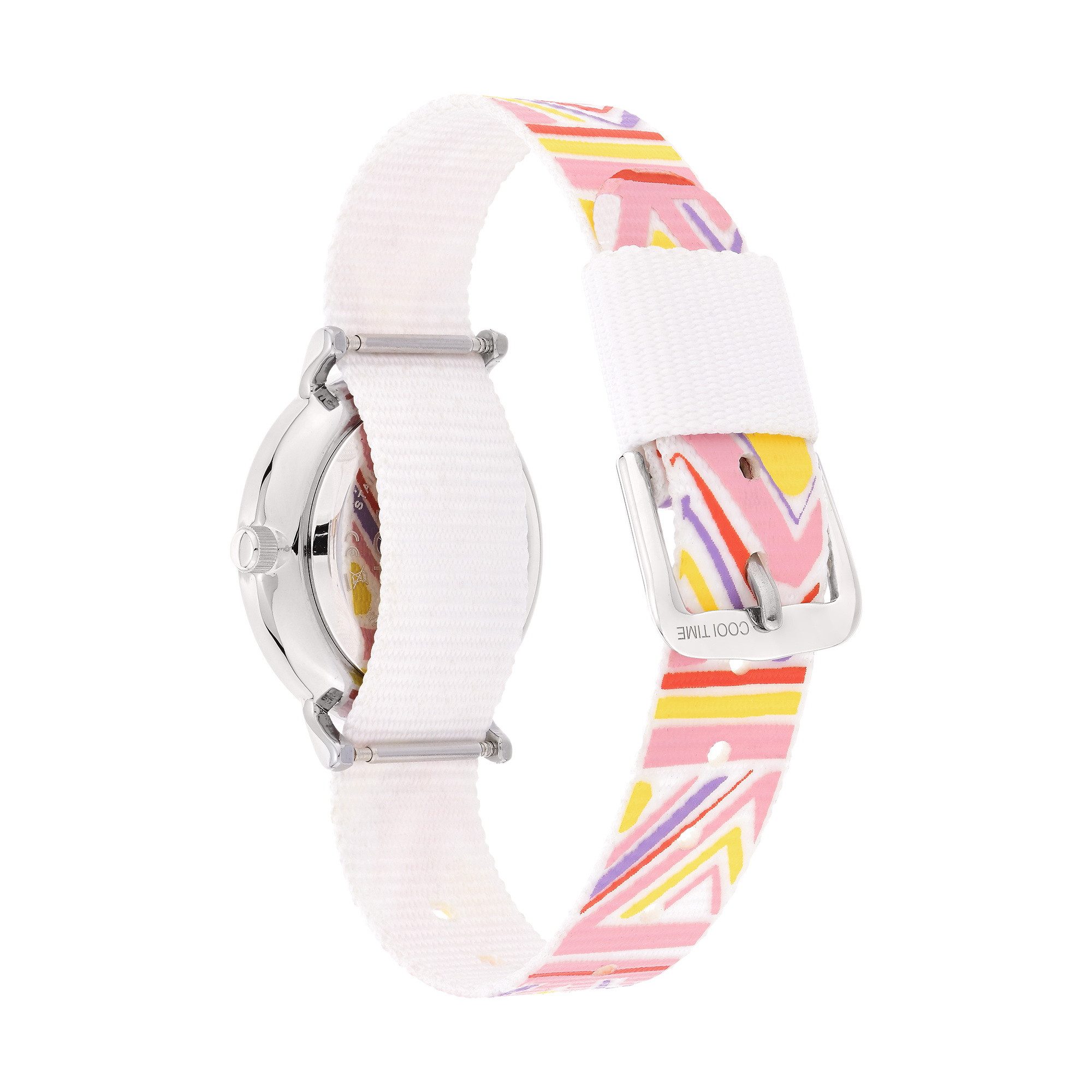 COOL TIME Kwartshorloge The Cool Colorful Bear Horloge, kinderhorloge, meisje, analoog