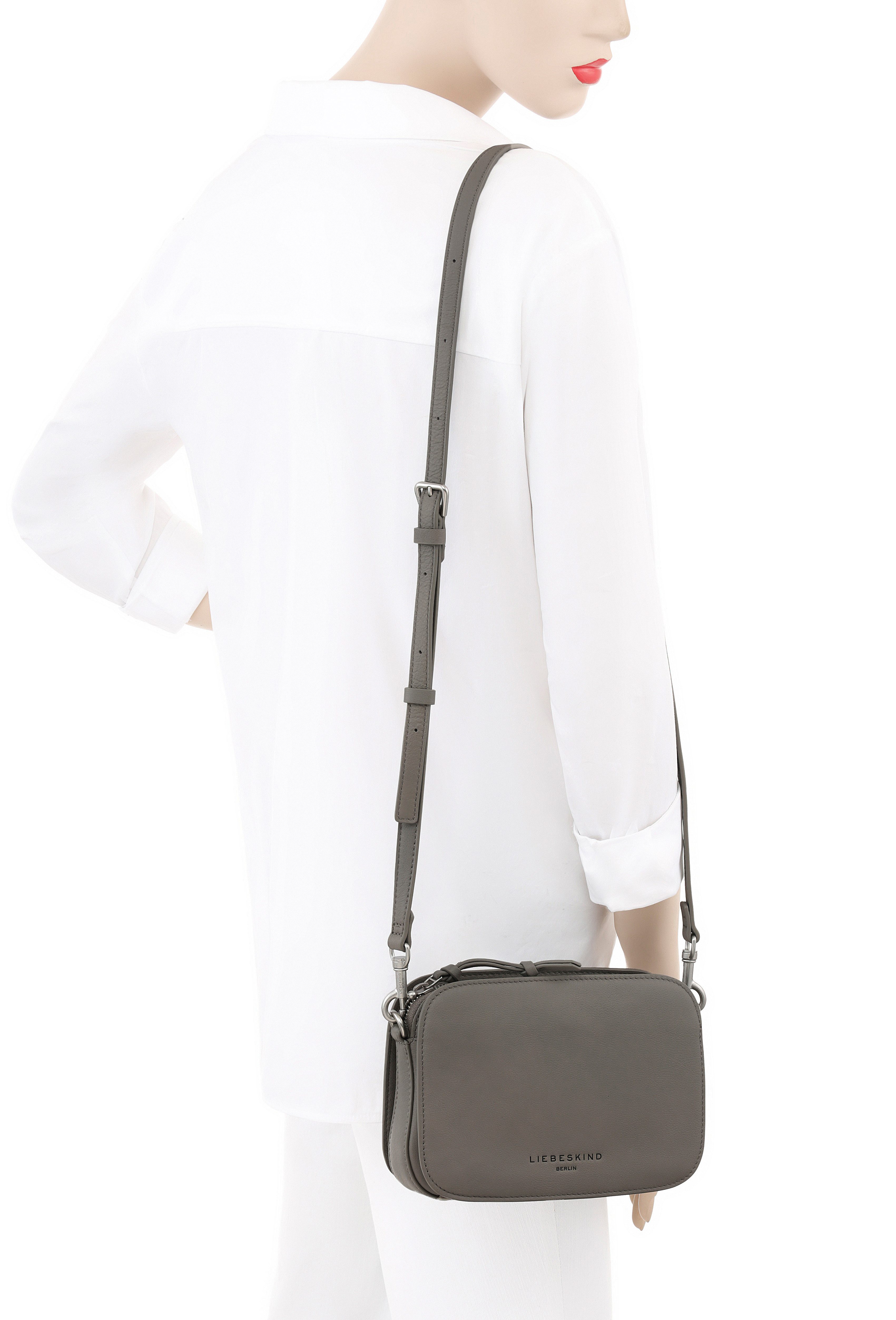 Liebeskind Berlin Schoudertas NOOS Harris Luka modieuze uitstraling, crossbody tas, gecertificeerd volgens leather working group