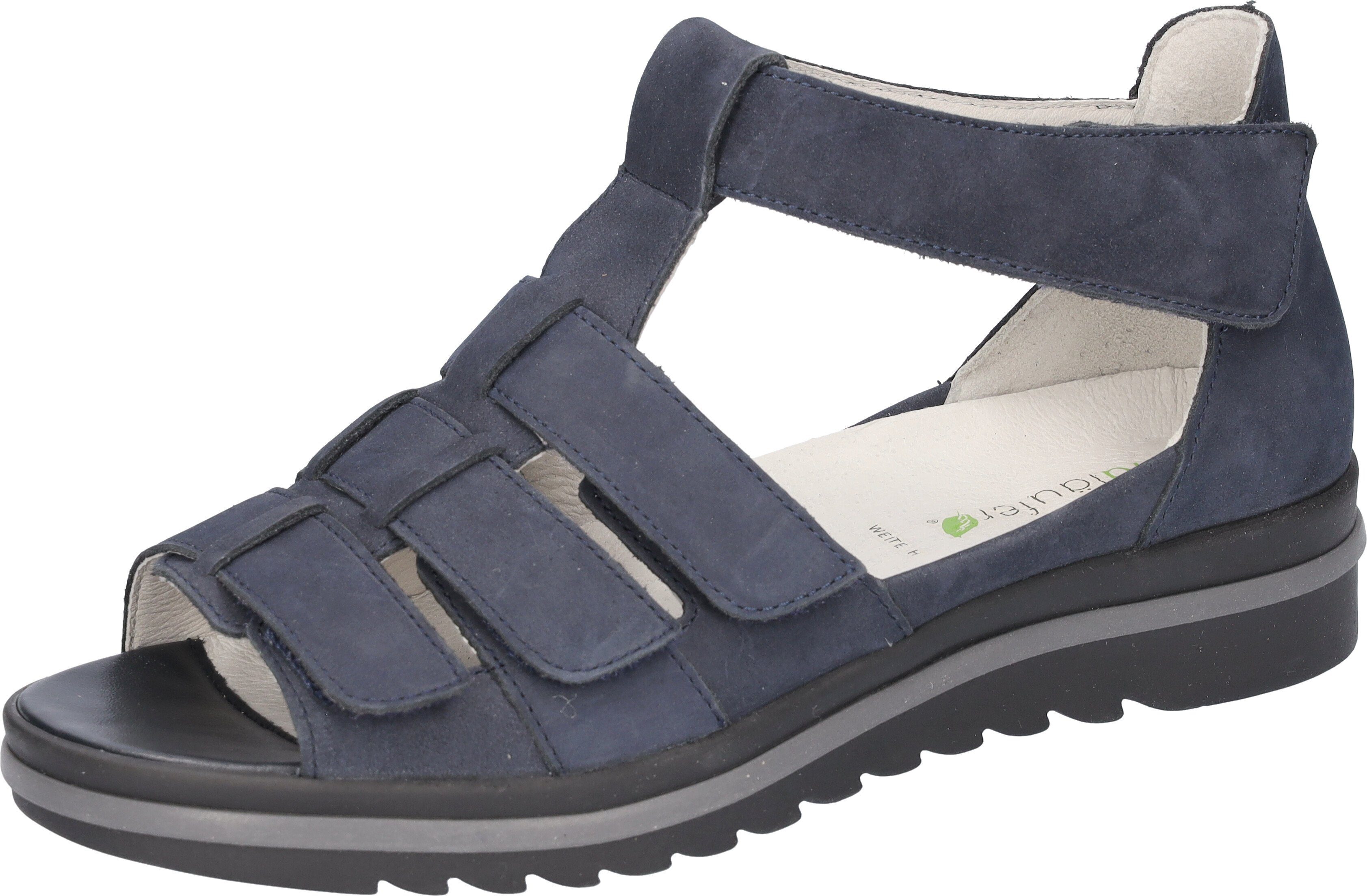 Waldläufer Sandalen HAKURA , zomerschoen, sandaal, sleehak, met klittenband, comfortabele breedte h