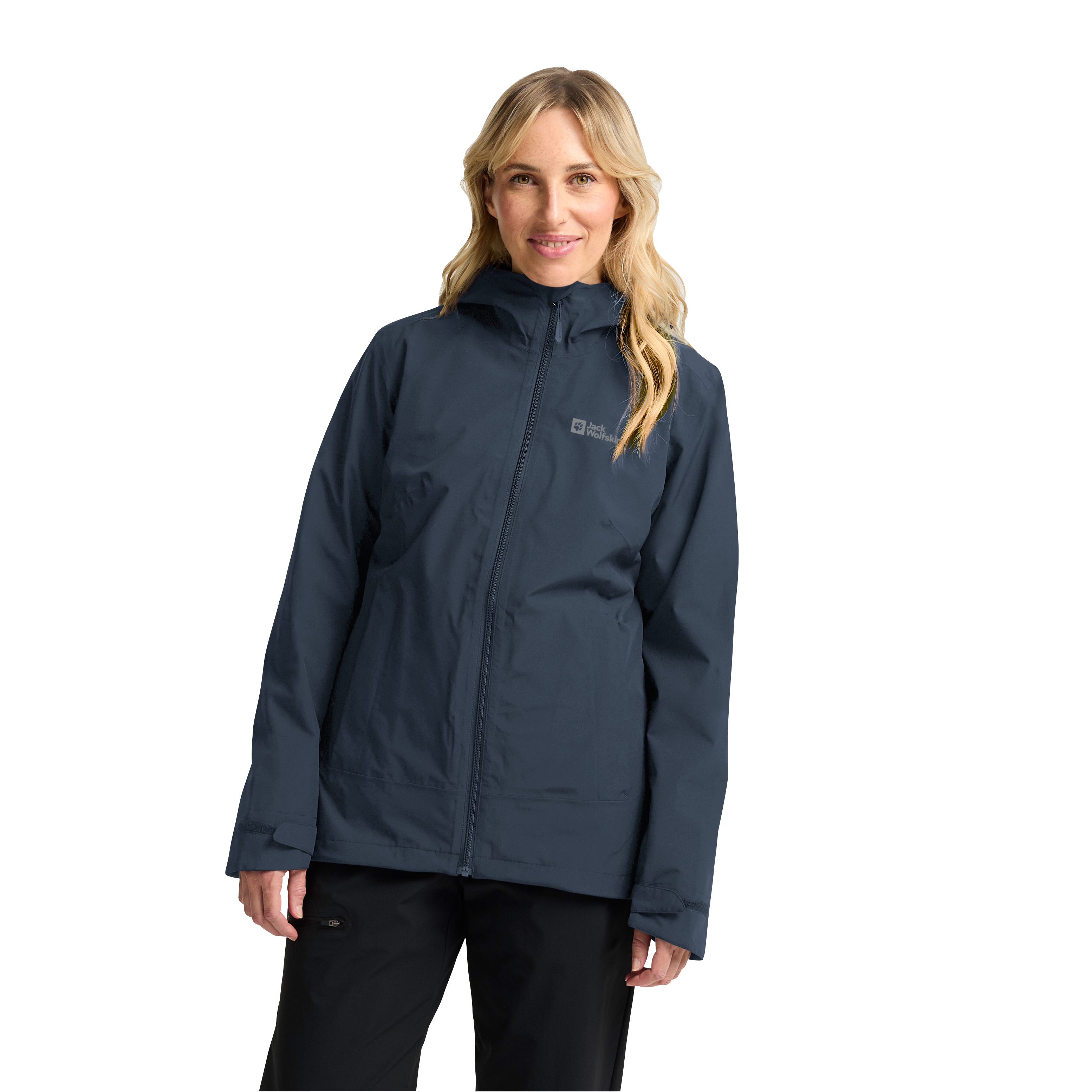 Jack Wolfskin Functioneel 3-in-1-jack MOONRISE 3IN1 JKT W met waterafstotende ritsen