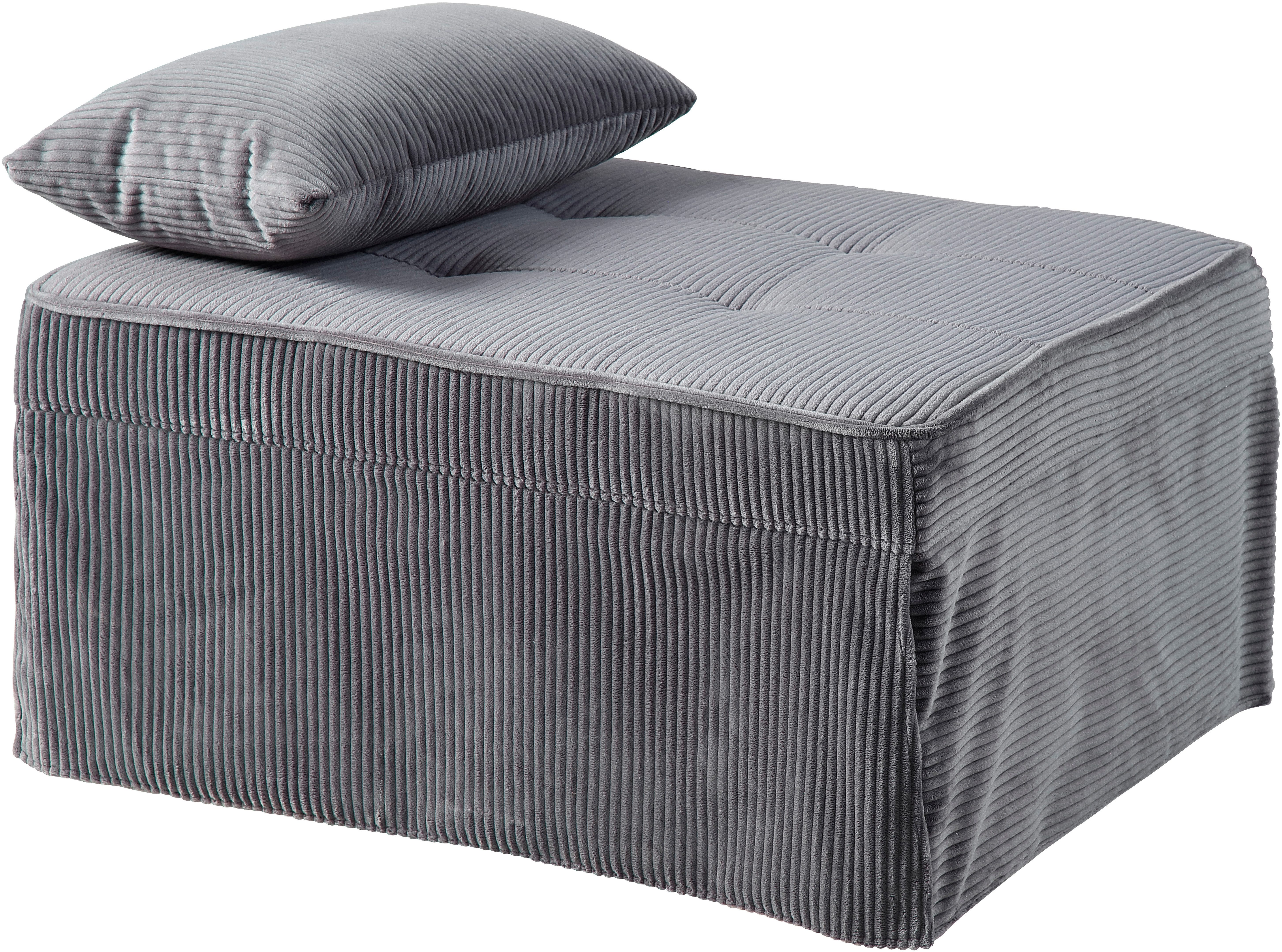 ATLANTIC home collection Slaapbank Finn te veranderen in een loungestoel, relaxfauteuil en logeerbed, incl. kussen