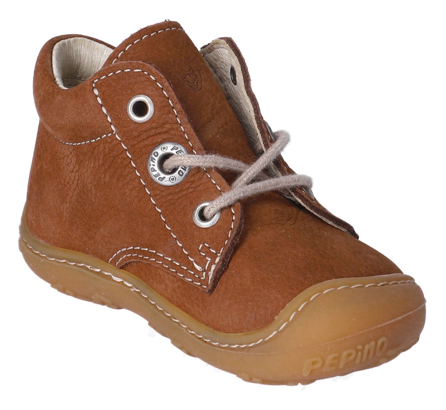 PEPINO by RICOSTA Babyschoentjes Cory 50 WMS: Midden Veterschoen met WMS-systeem, leer, maat sjabloon om te downloaden