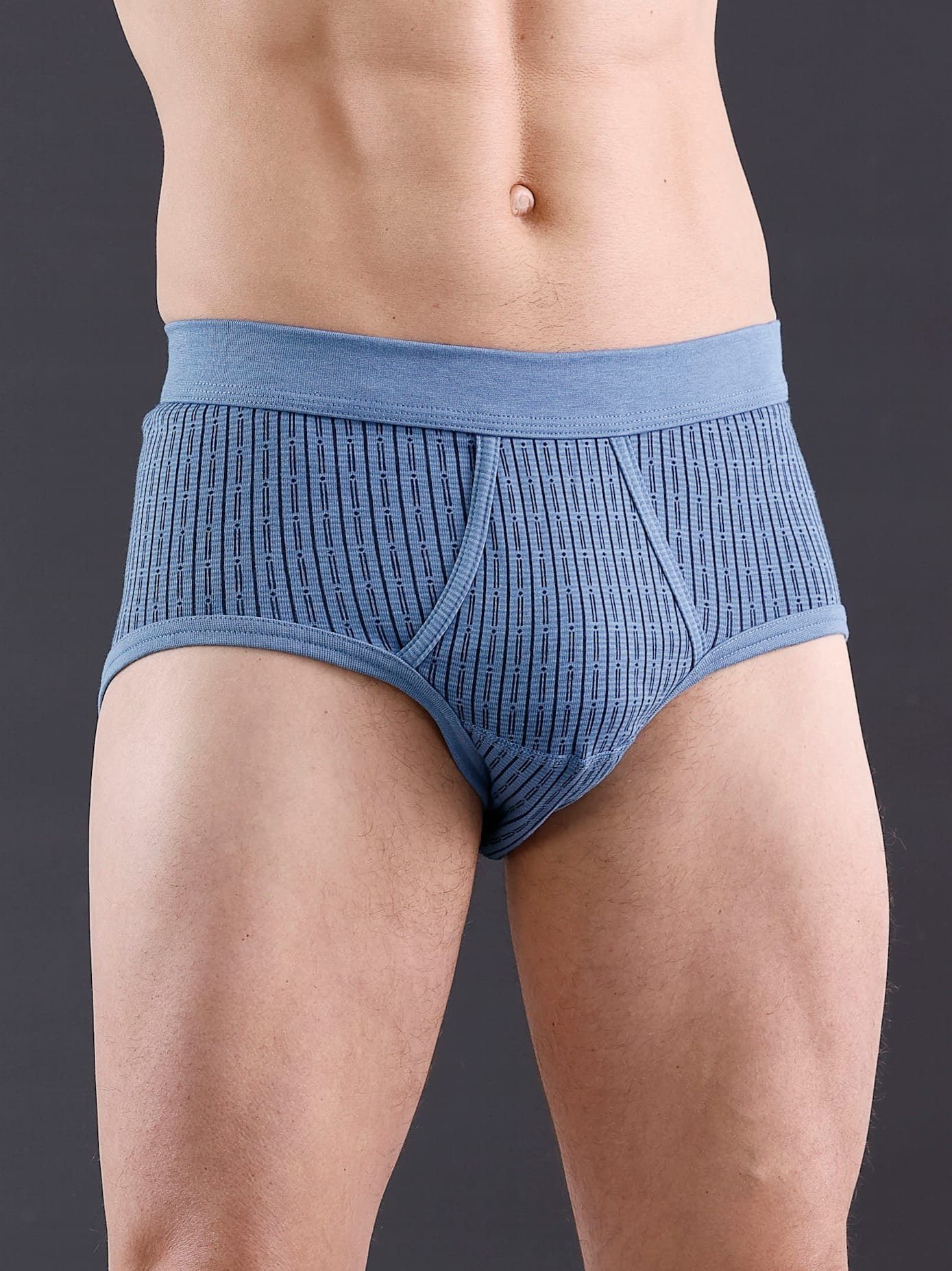wäschepur Slip (2 stuks) heren slips maat 8 blauw
