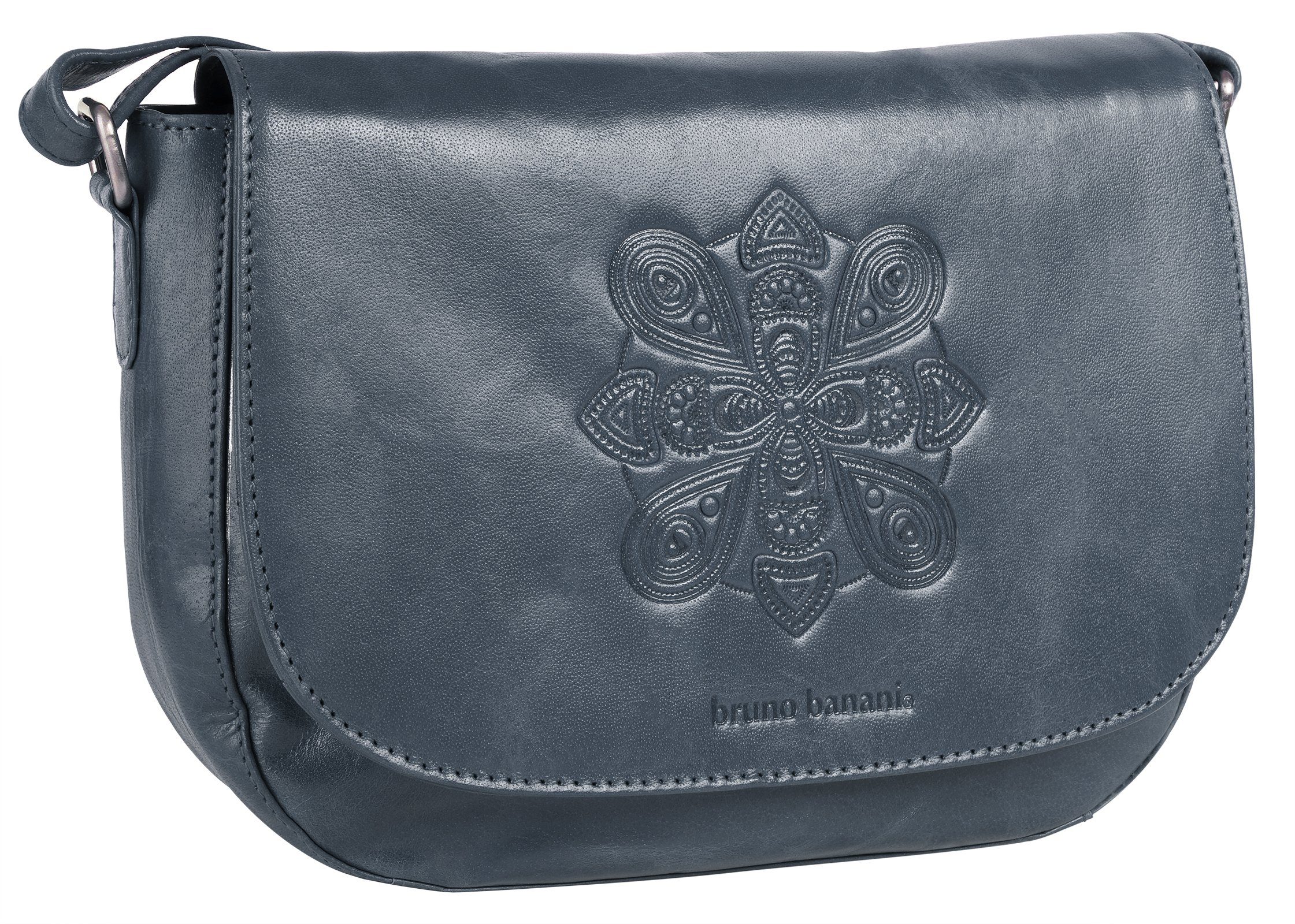 Bruno Banani Schoudertas Mandala echt leder