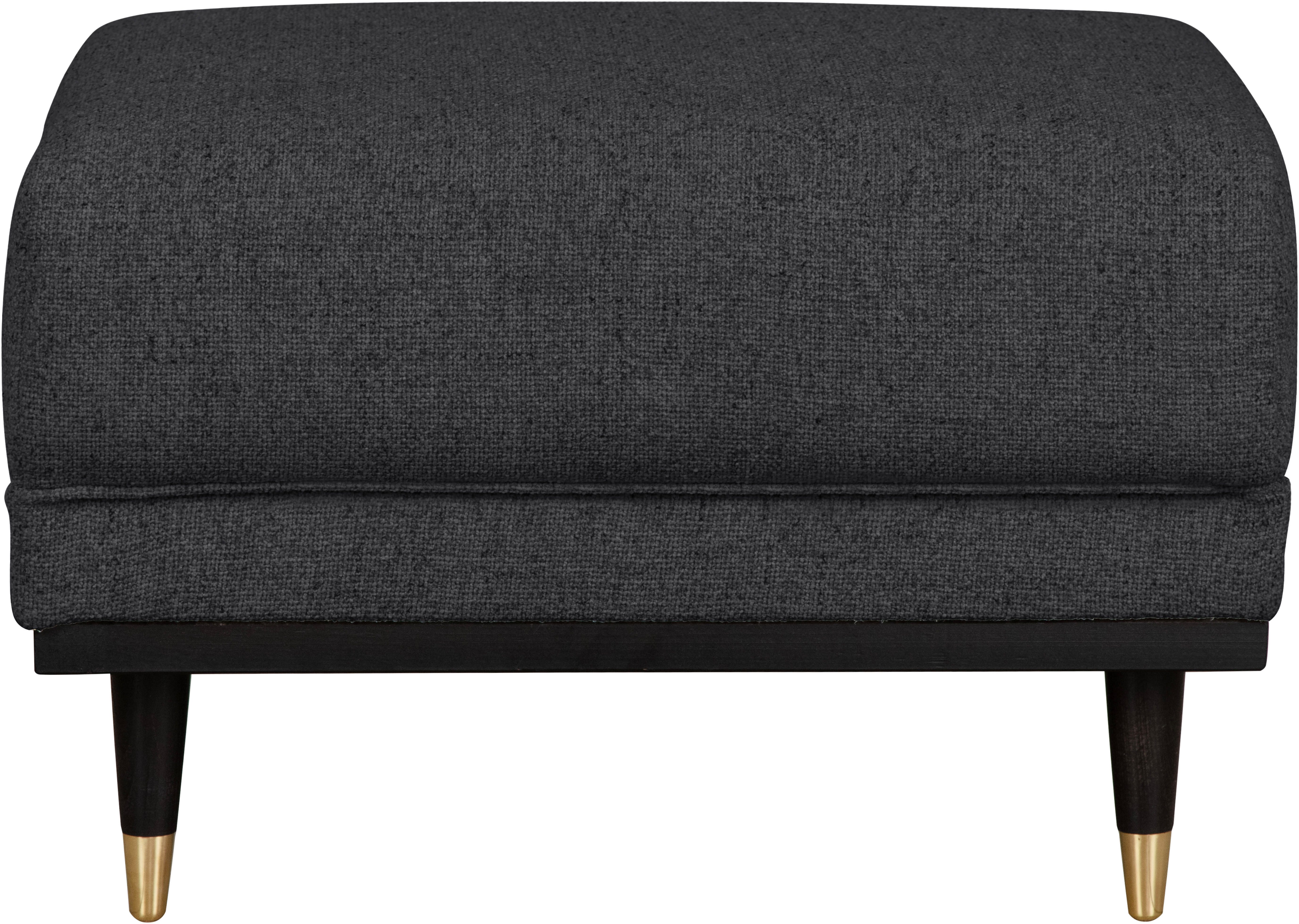 Guido Maria Kretschmer Home&Living Hocker Chamby met houten frame onderaan