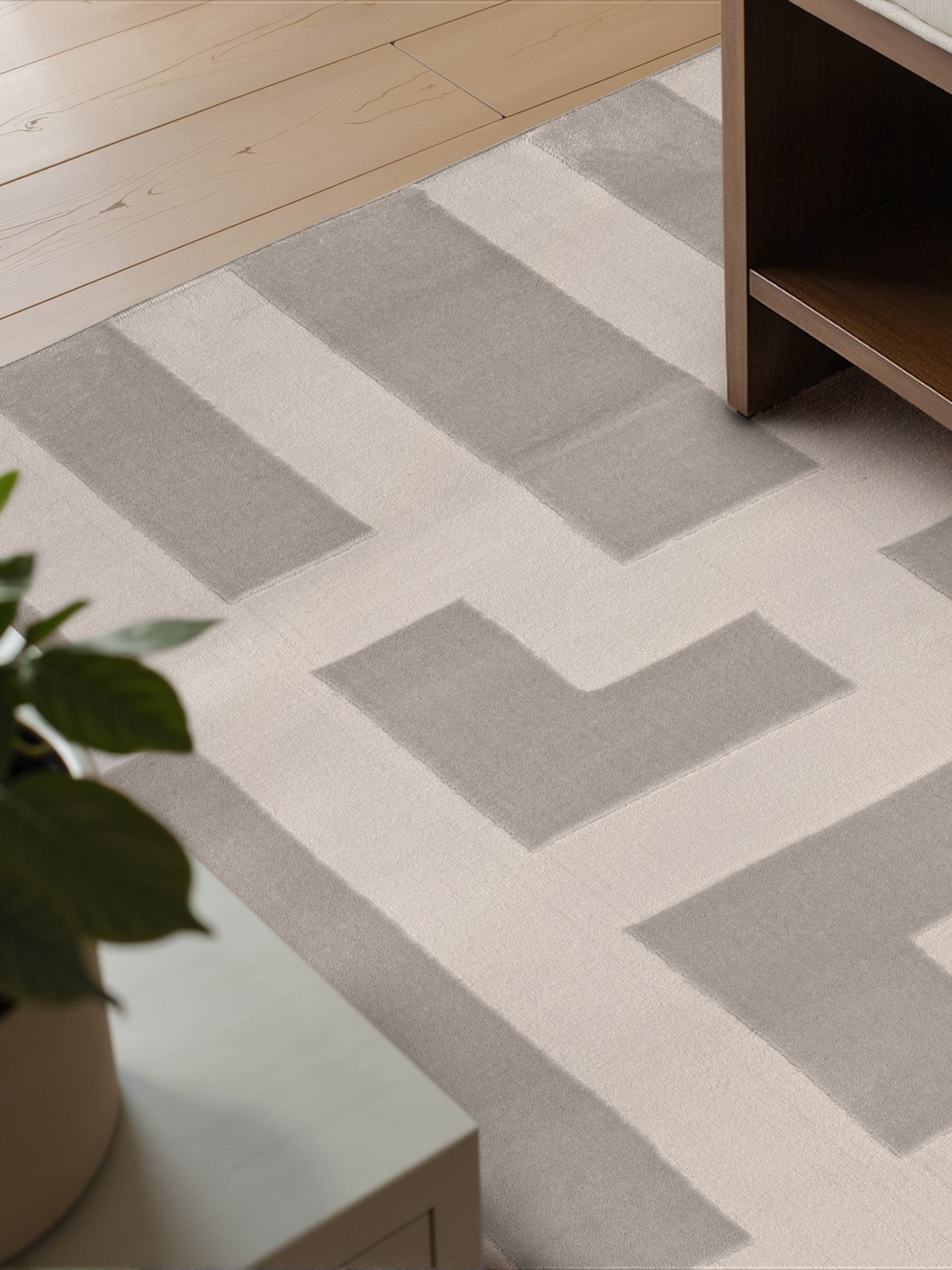 ELLE DECORATION Design-vloerkleed Onyx Woonkamer, slaapkamer, loper, hoog-laag effect, gang, glans