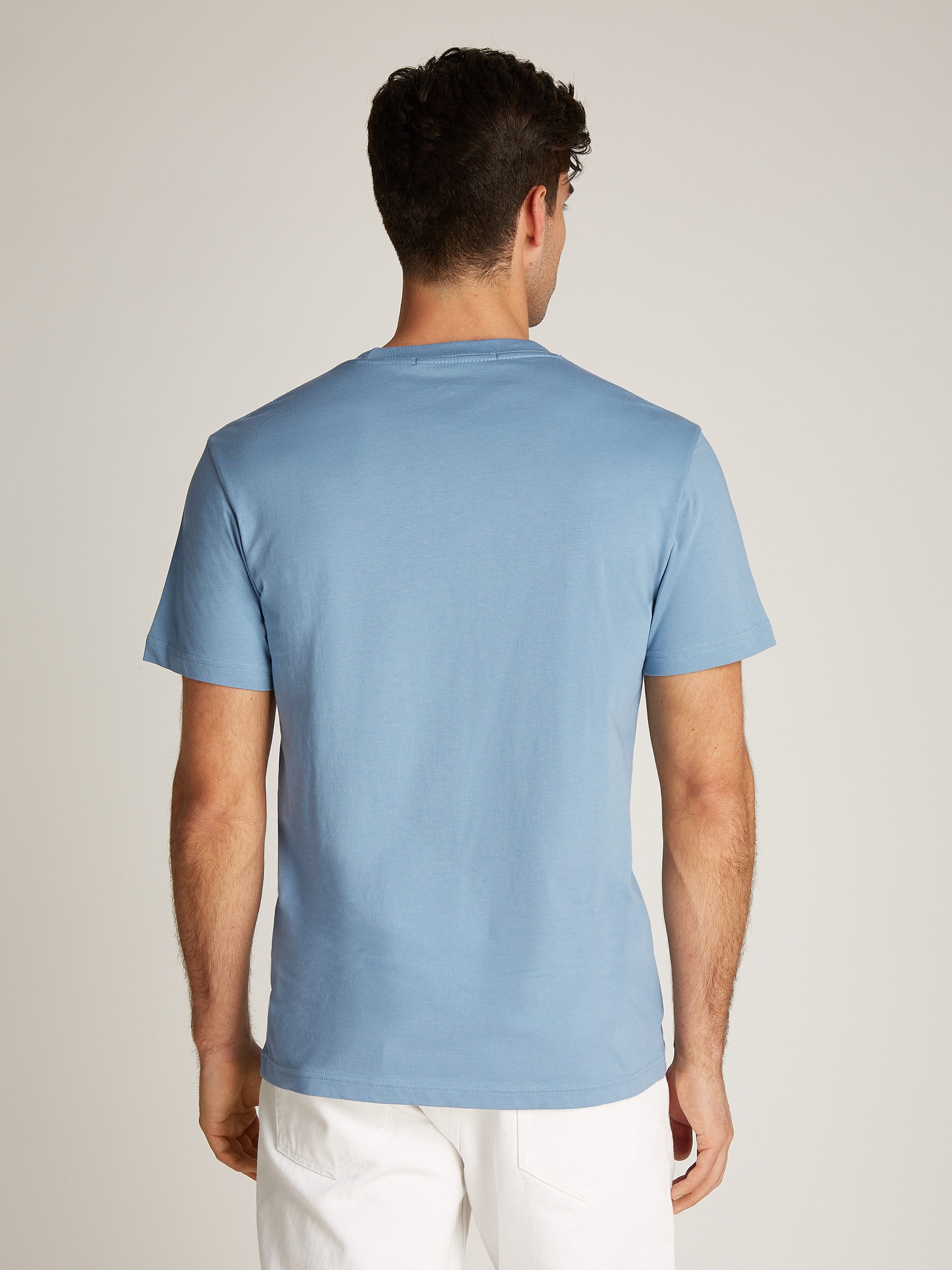 Calvin Klein T-shirt GRID BOX TEE met gestempeld logo