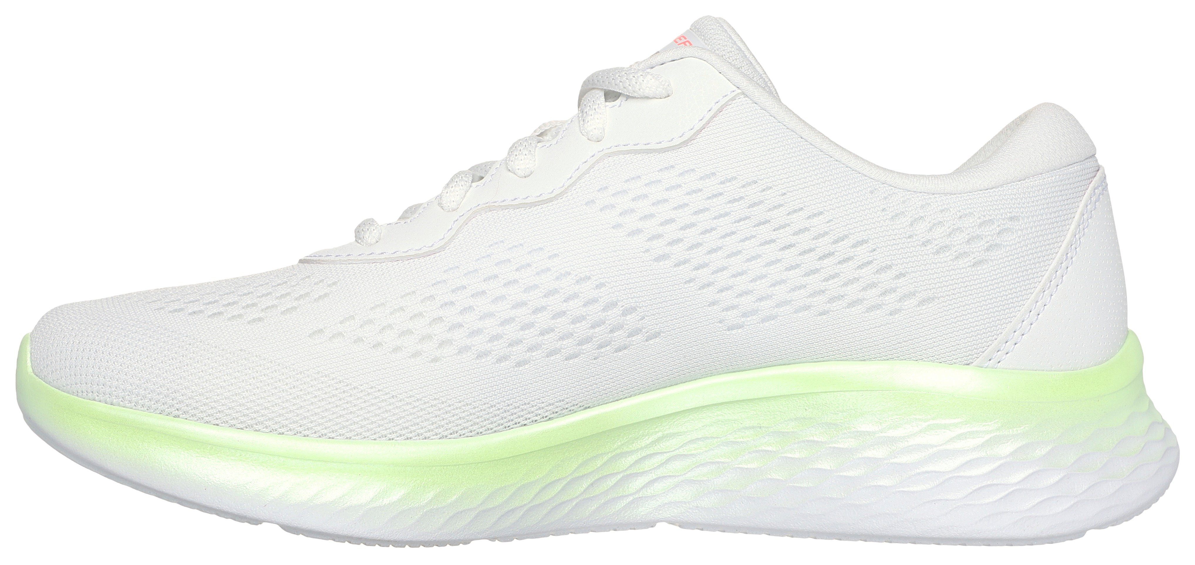 Skechers Sneakers SKECH-LITE PRO-STUNNING STEPS vrijetijdsschoen, lage schoen, veterschoen met air-cooled memory foam