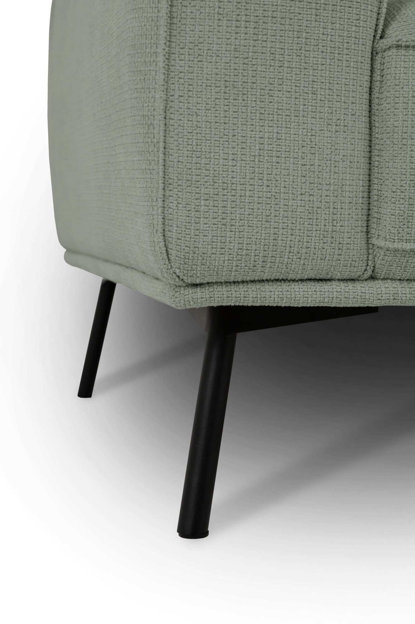 andas Hoekbank Vosby Breedte 260 cm, chenille, met decoratieve kedernaad