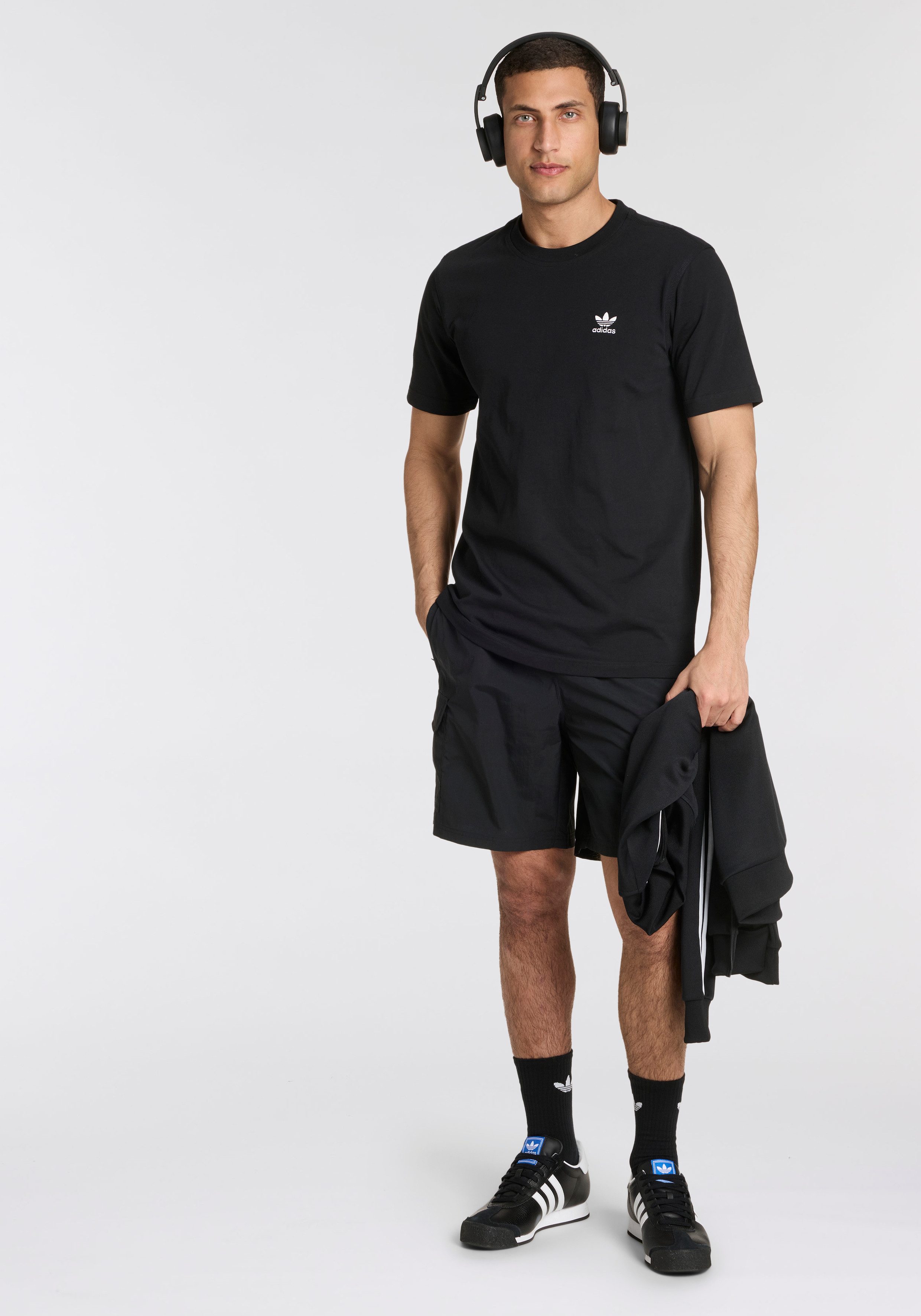adidas Originals T-shirt TREFOIL ESS TEE drie-strepen essentials shirt met trefoil-logo