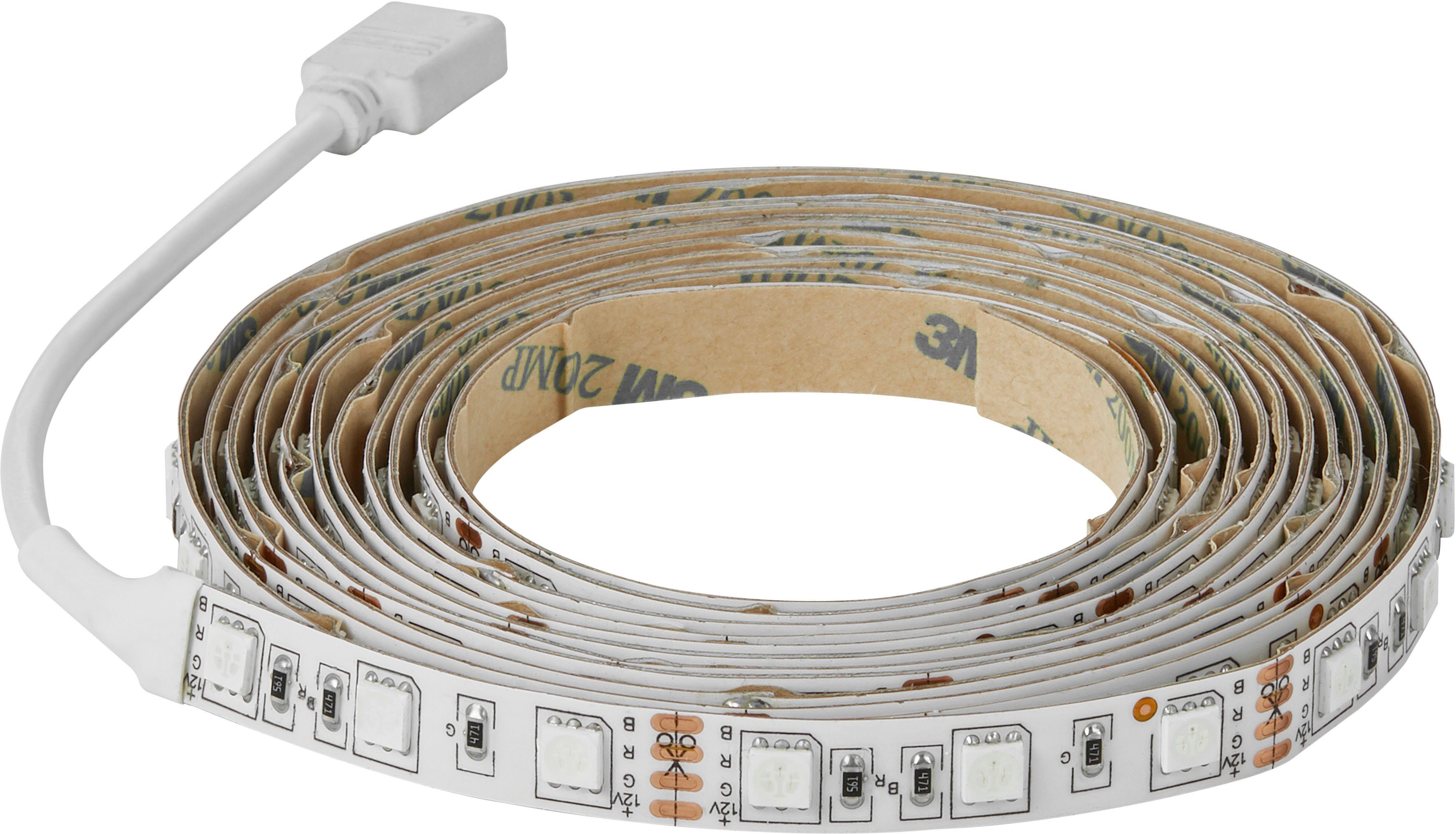 Nordlux Led-strip Ledstrip Instelbaar licht in wit en kleur, geschikt voor vochtige ruimtes (IP65) (1 stuk)