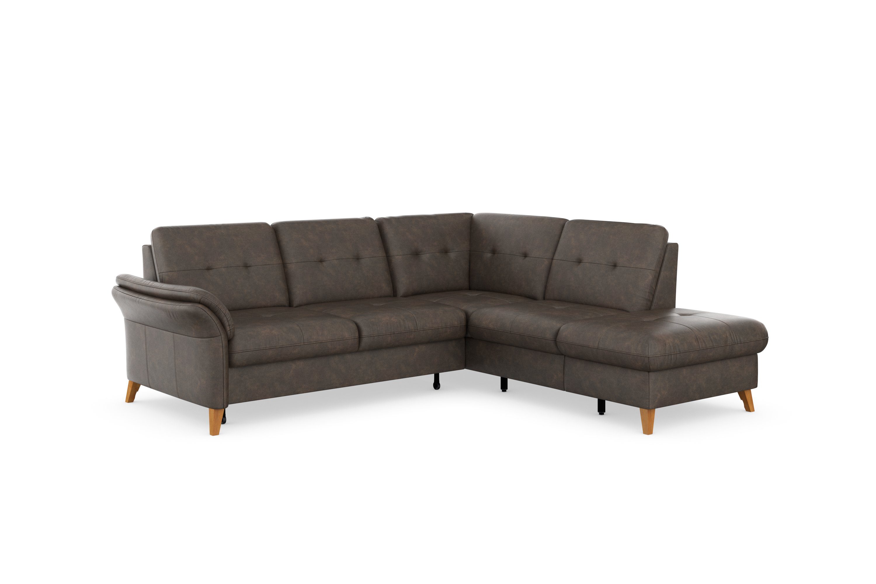 sit&more Hoekbank Göteborg inclusief zitdiepteverstelling, optioneel met bedfunctie & bedlade