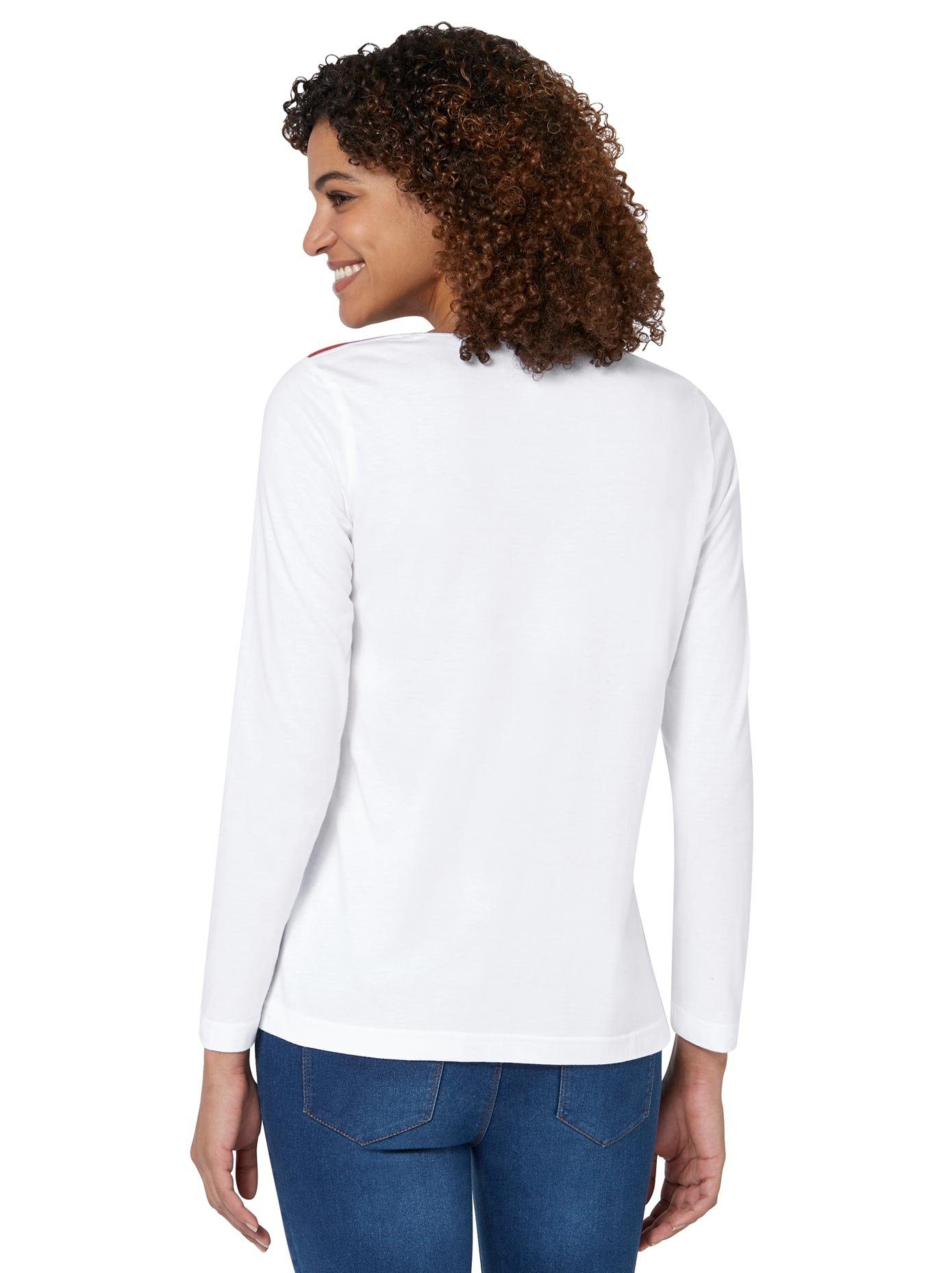 Casual Looks Shirt met lange mouwen Shirt (1-delig)