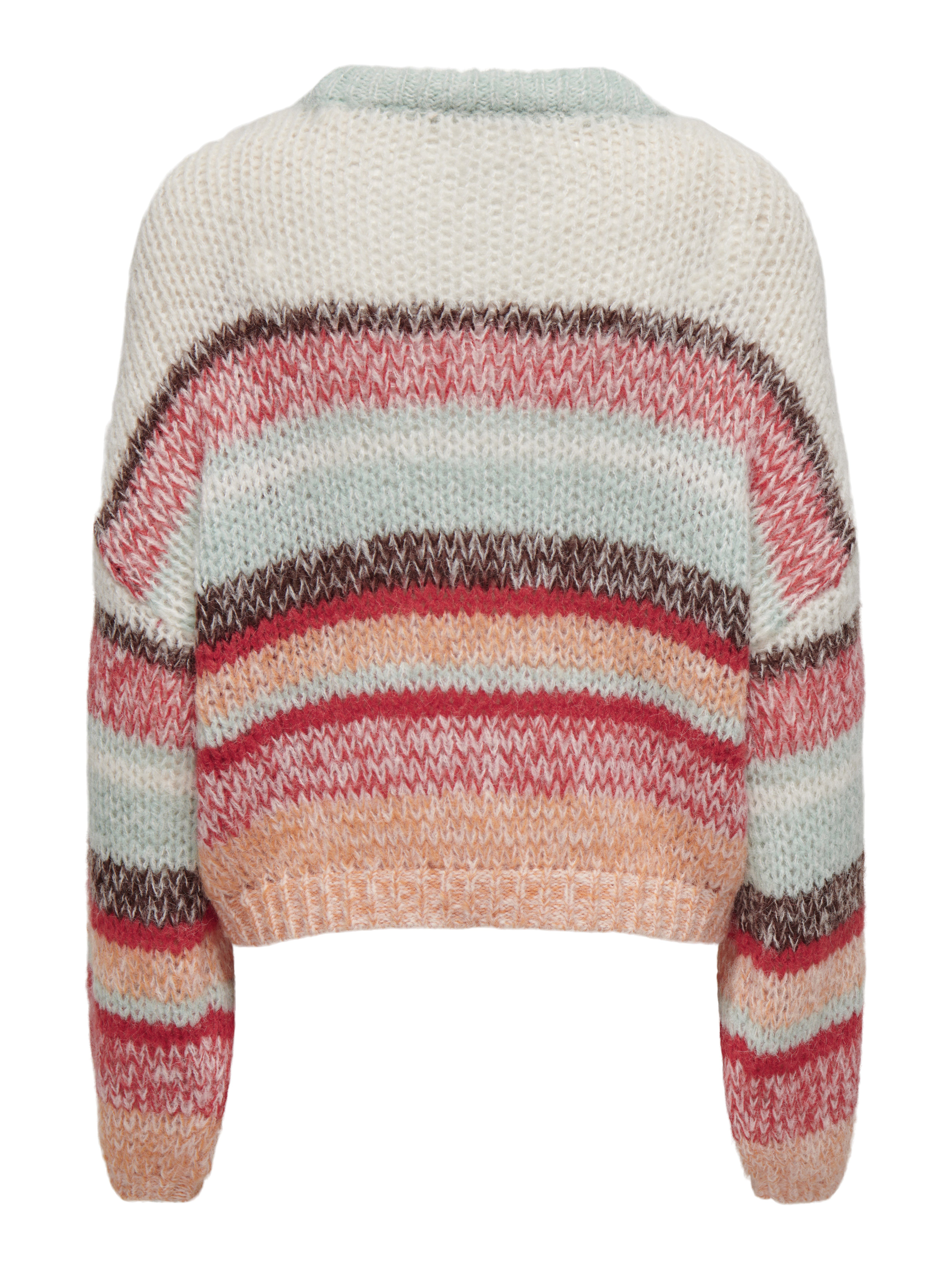 Only Trui met ronde hals ONLALYSSA L/S LIFE O-NECK CC KNT