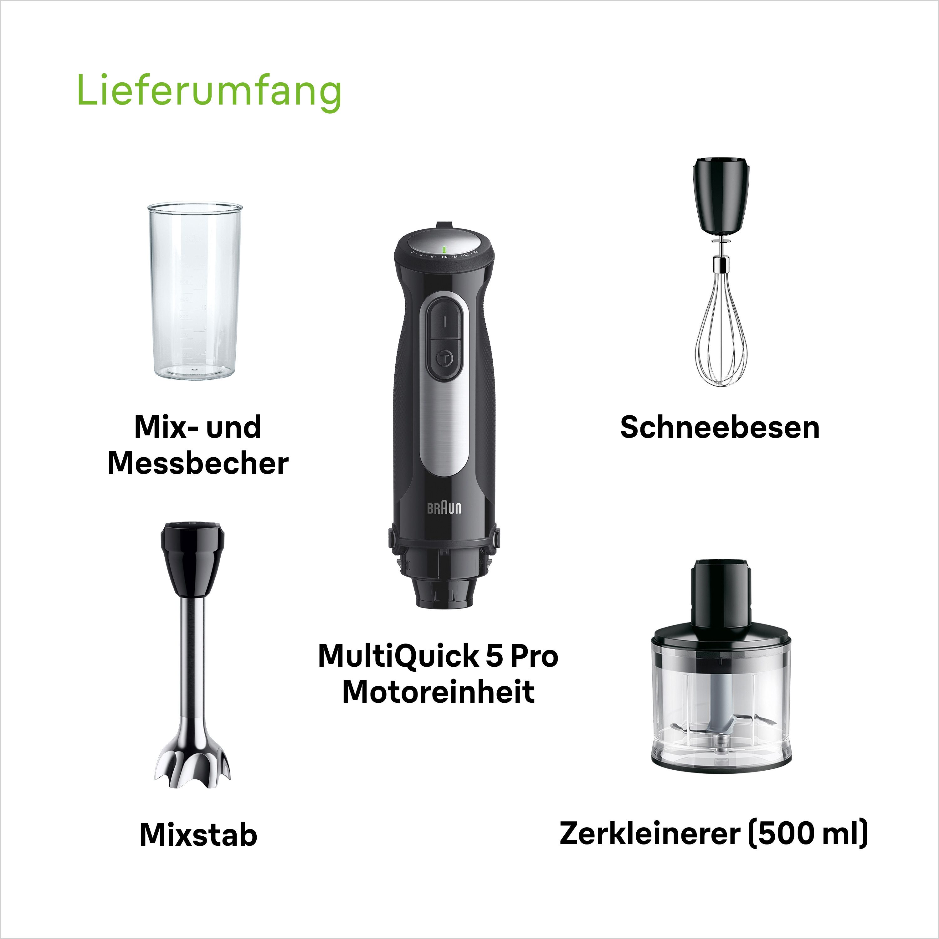 Braun Staafmixer MultiQuick 5 Pro MQ55236M