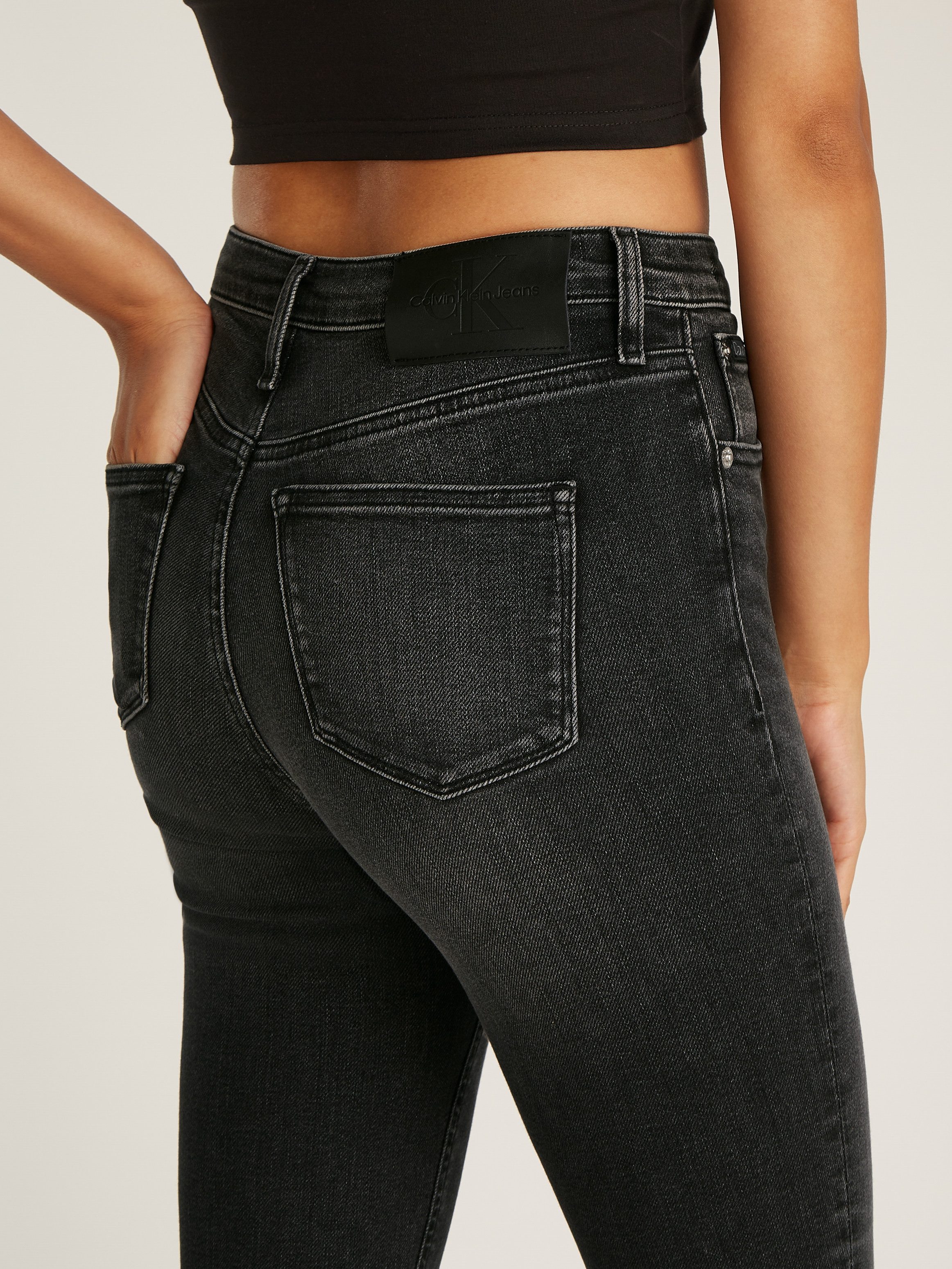 Calvin Klein Skinny fit jeans HIGH RISE SUPER SKINNY ANKLE