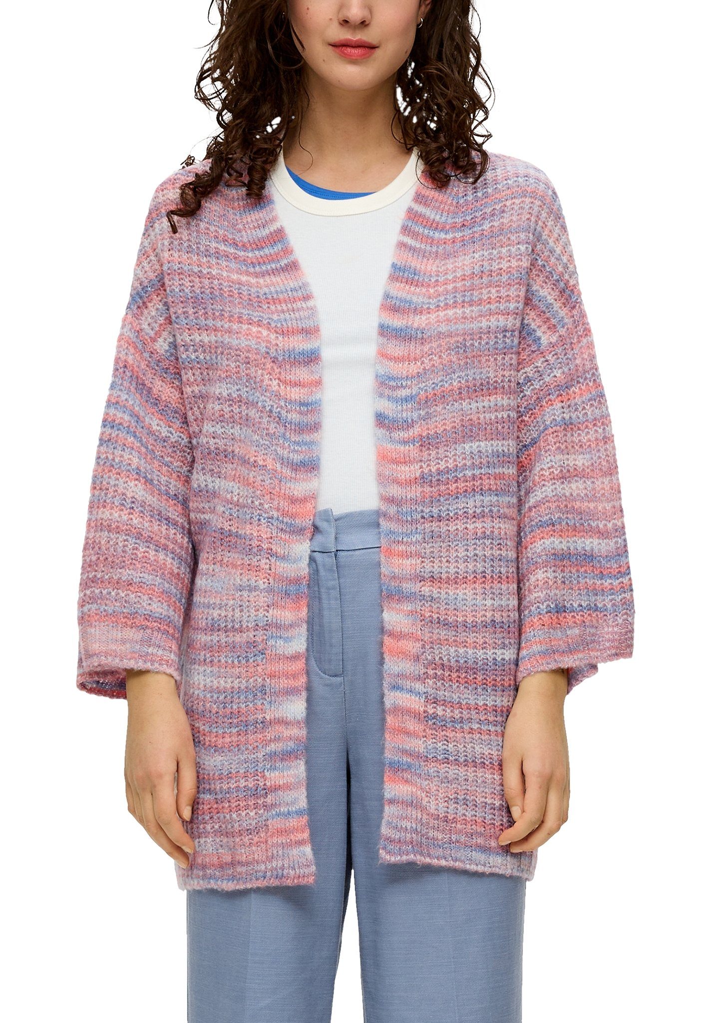 s.Oliver Cardigan in wol-look en 3/4 mouw