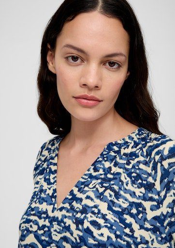 s.Oliver Blouse zonder sluiting met all-over motief