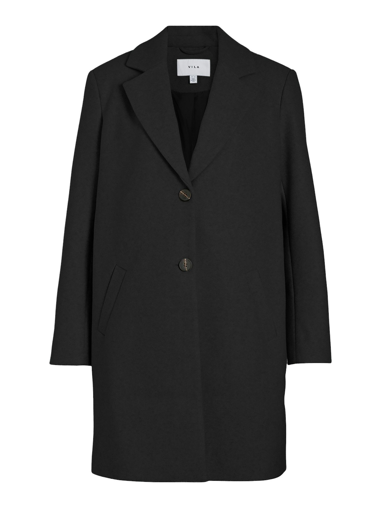 Vila Korte jas VICLAUDIA BUTTON COAT - NOOS