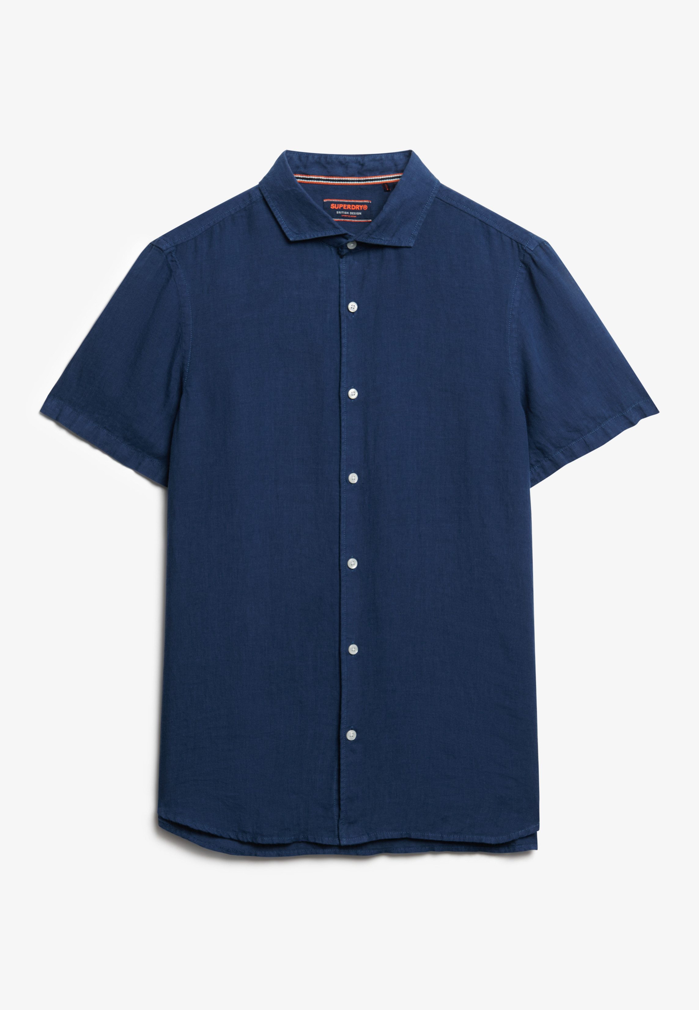 Superdry Overhemd met korte mouwen VACATION LINEN S/S SHIRT