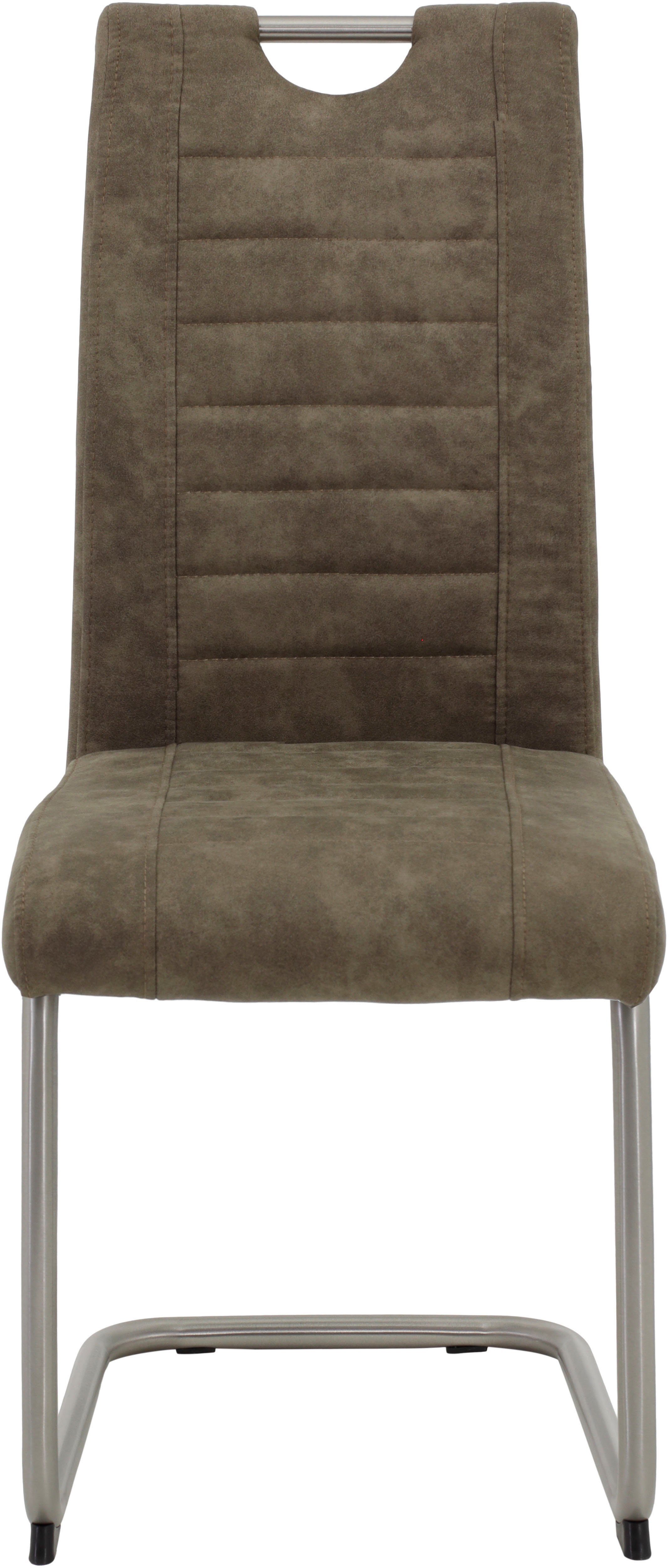 HELA Eethoek Ulla uittrekbaar 140 - 220 cm, edelstaal, 140 kg belastbaar (set, 5-delig)