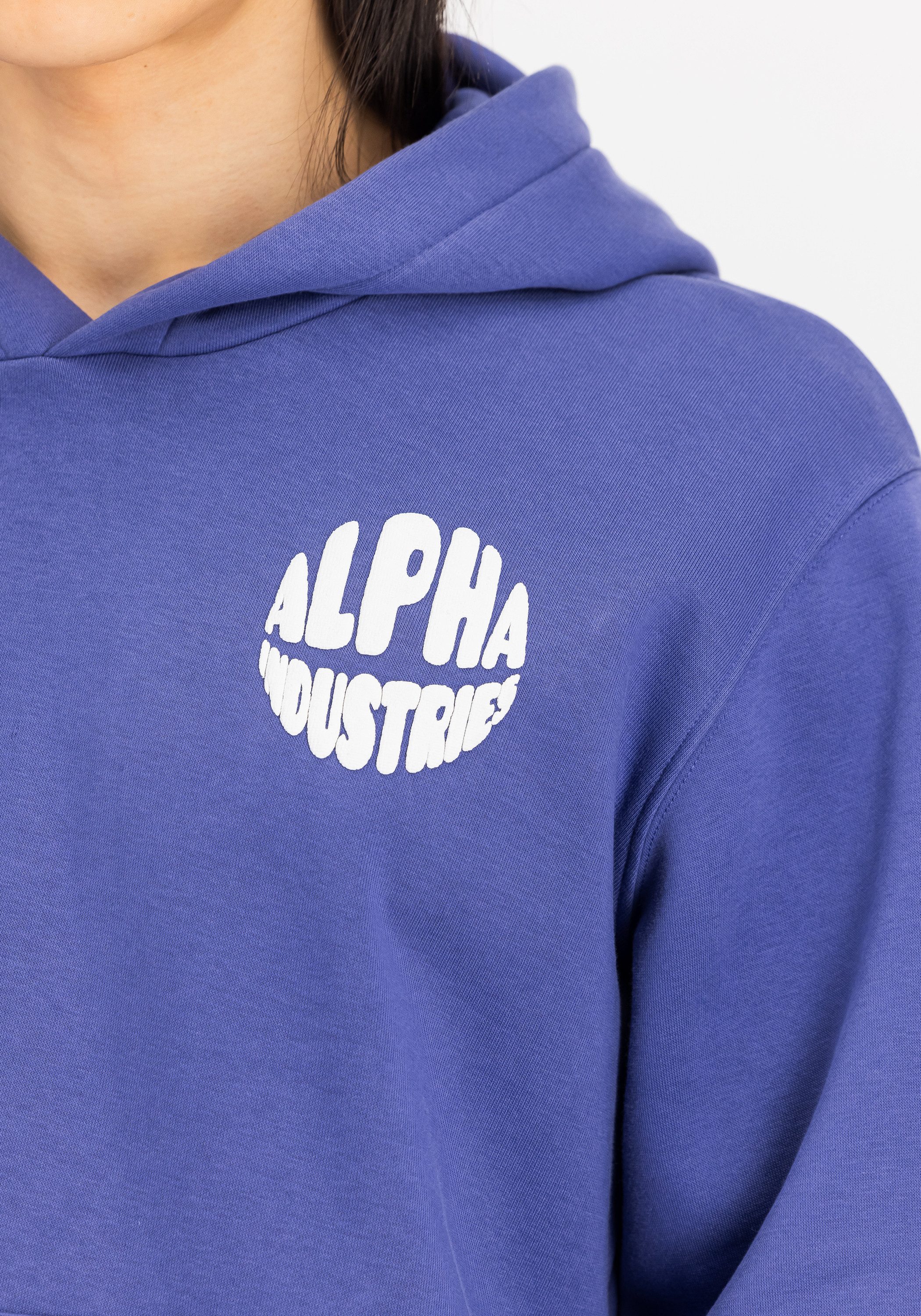 Alpha Industries Hoodie Logo Hoodie Backprint