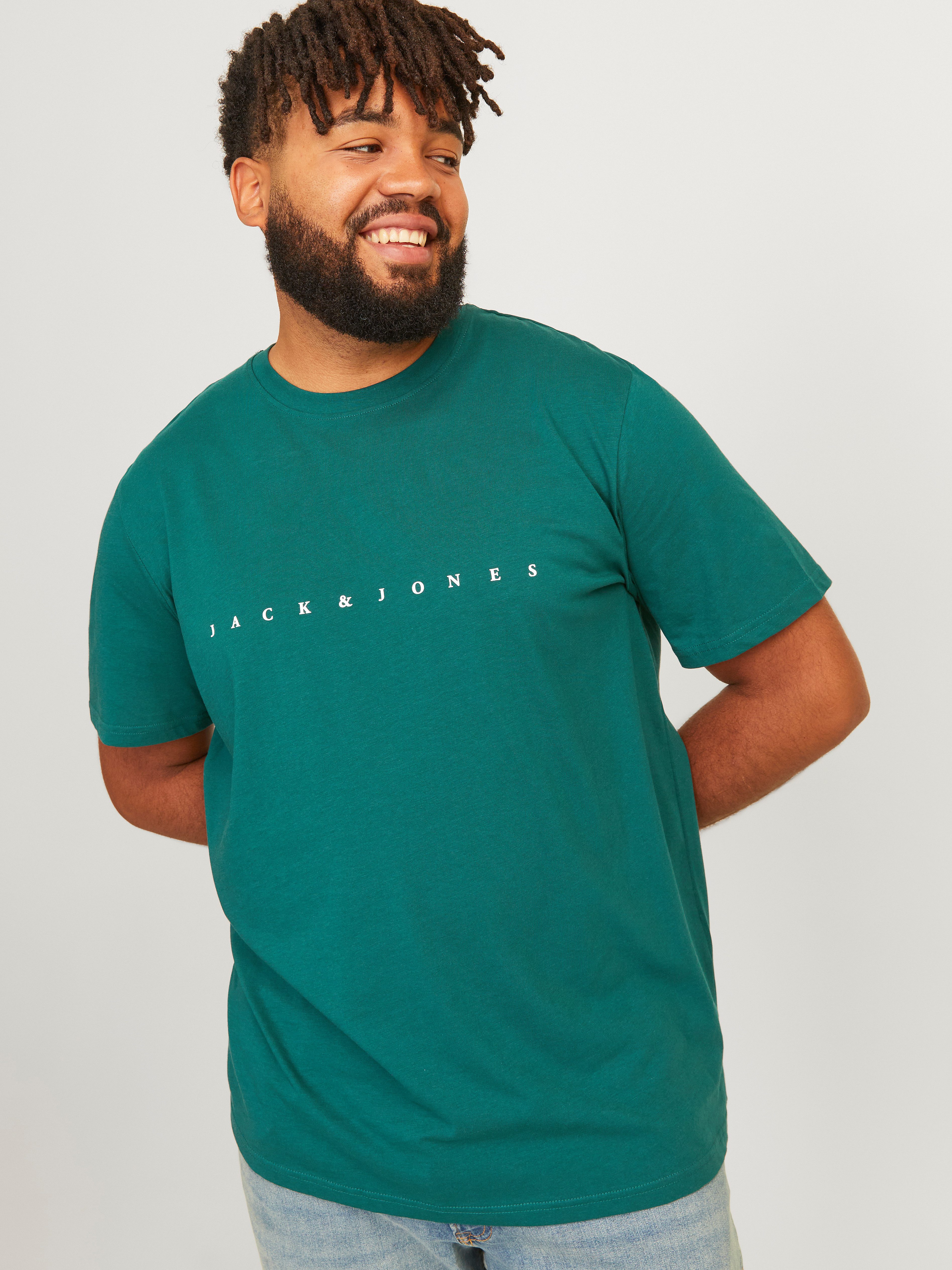 Jack & Jones PlusSize Shirt met ronde hals JJESTAR JJ TEE SS NOOS PLS