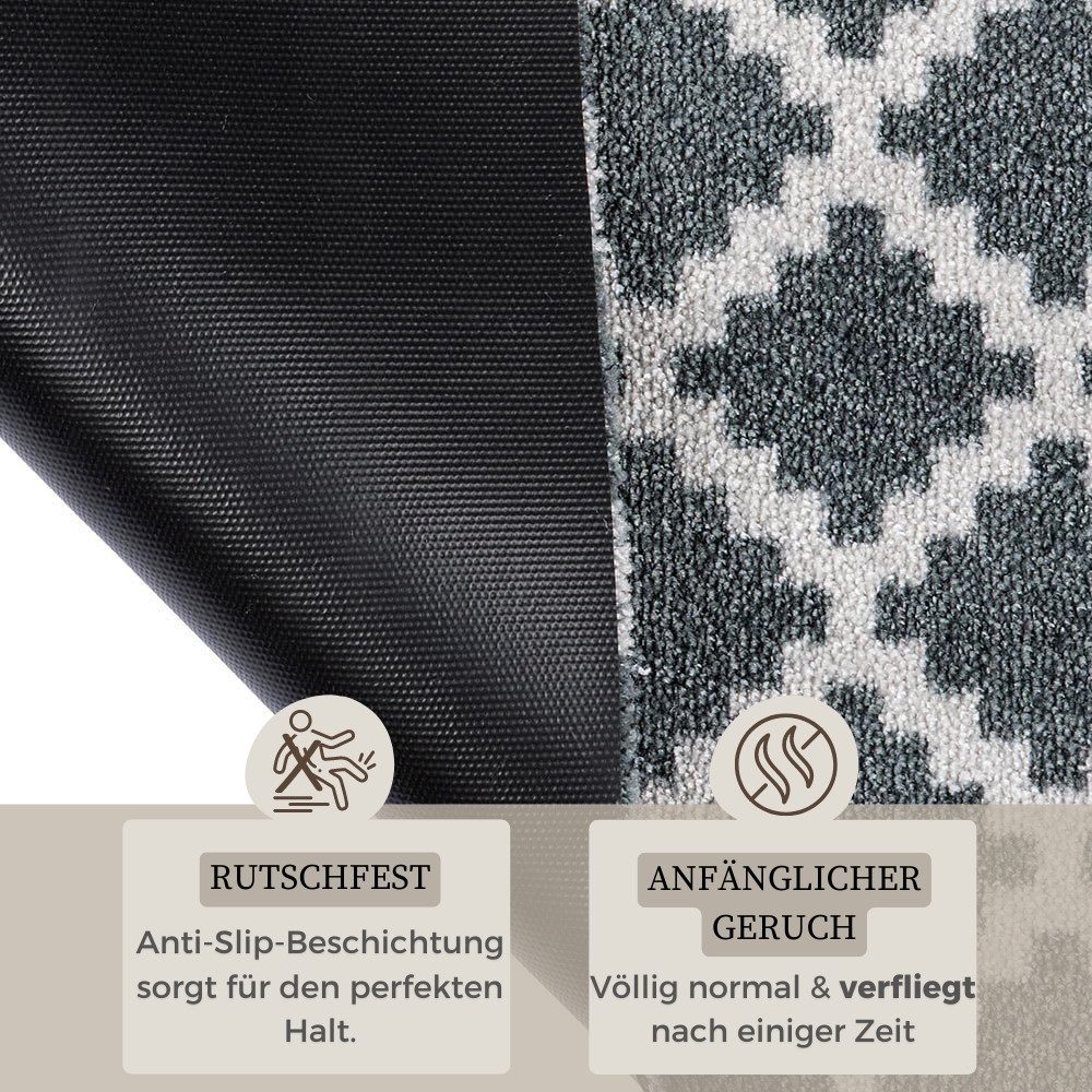 HANSE Home Mat Elegance, deurmat Inloopmat, binnen en buiten, antislip, weerbestendig, deurmat